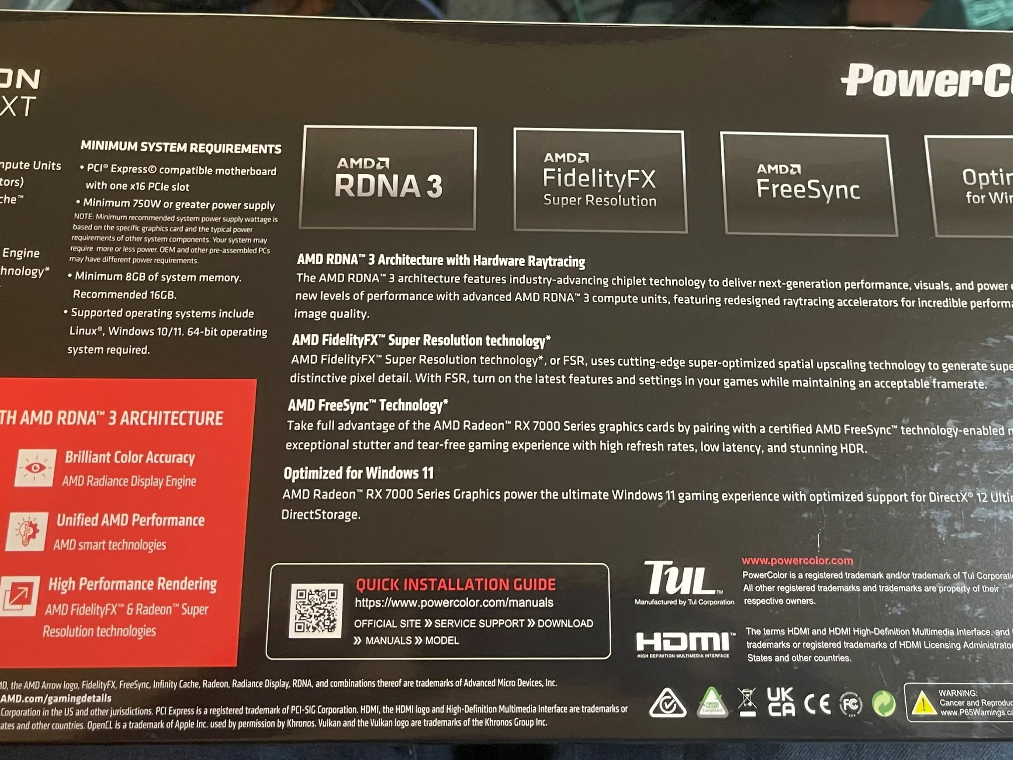 Power Color Radeon RX 7900 XT 20GB