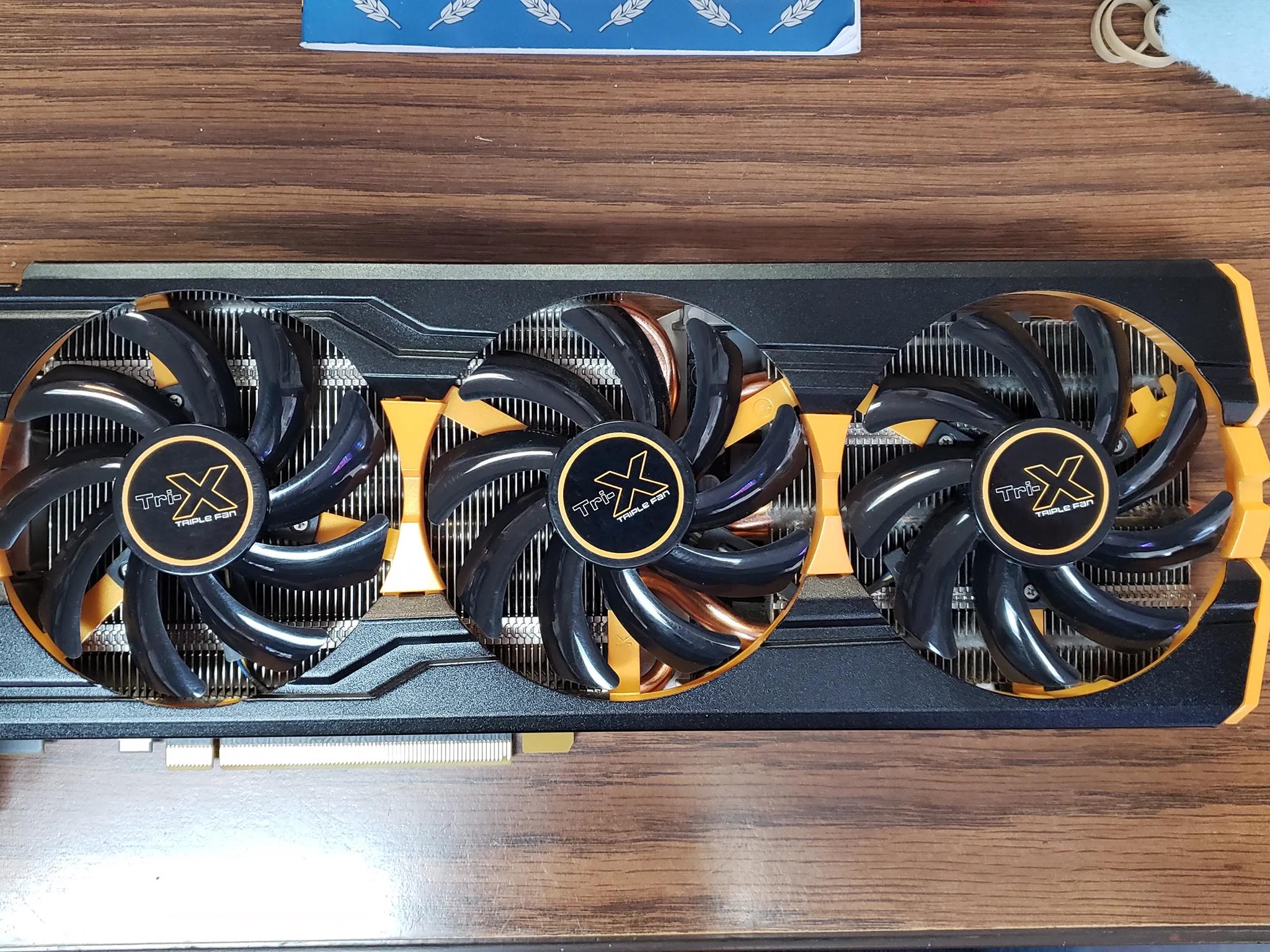 Sapphire R290x Tri-X graphics card 4gb mem