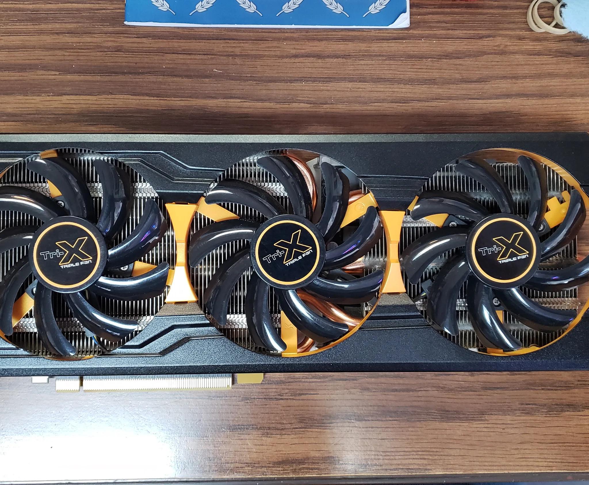 Sapphire R290x Tri-X graphics card 4gb mem