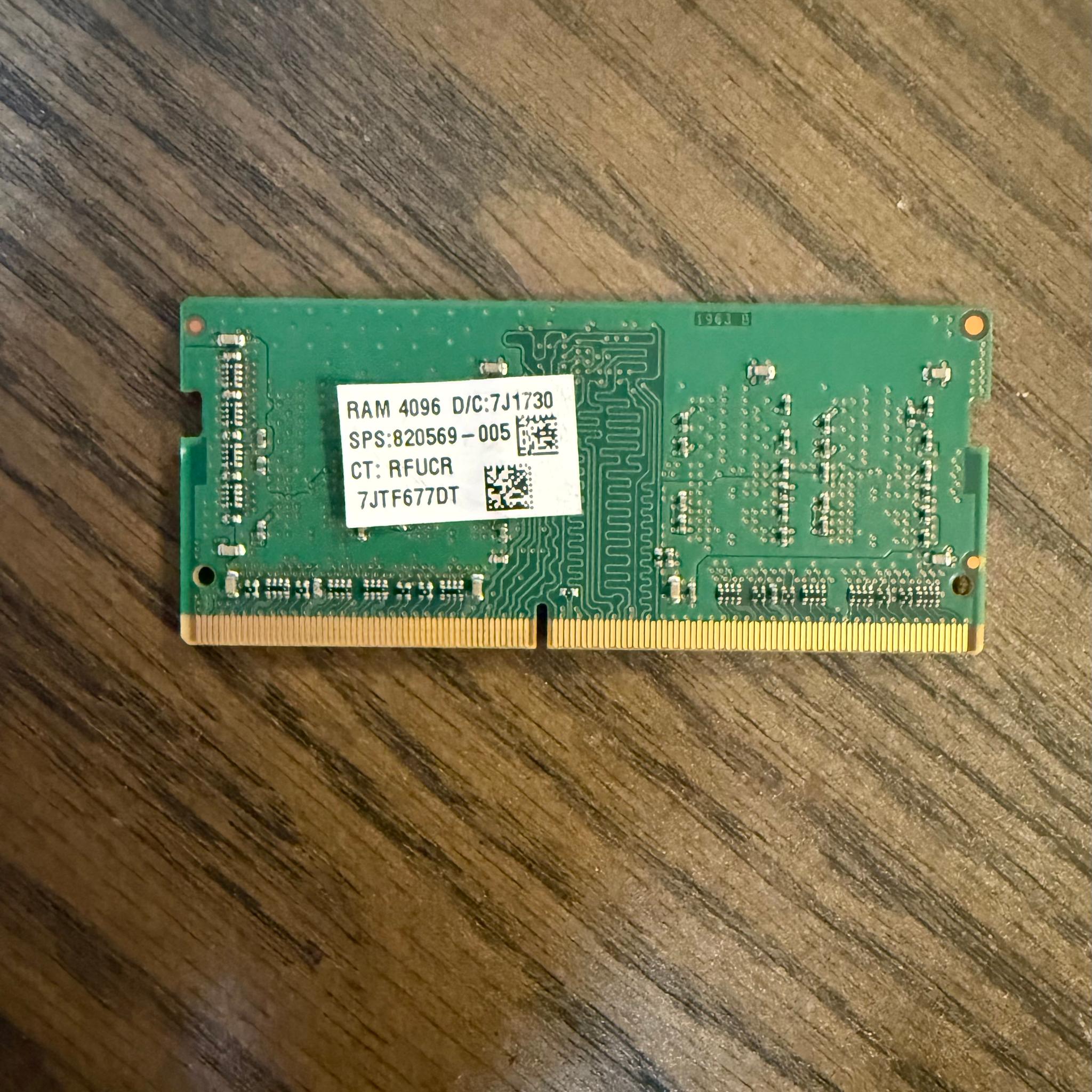 4GB DDR4 Laptop RAM
