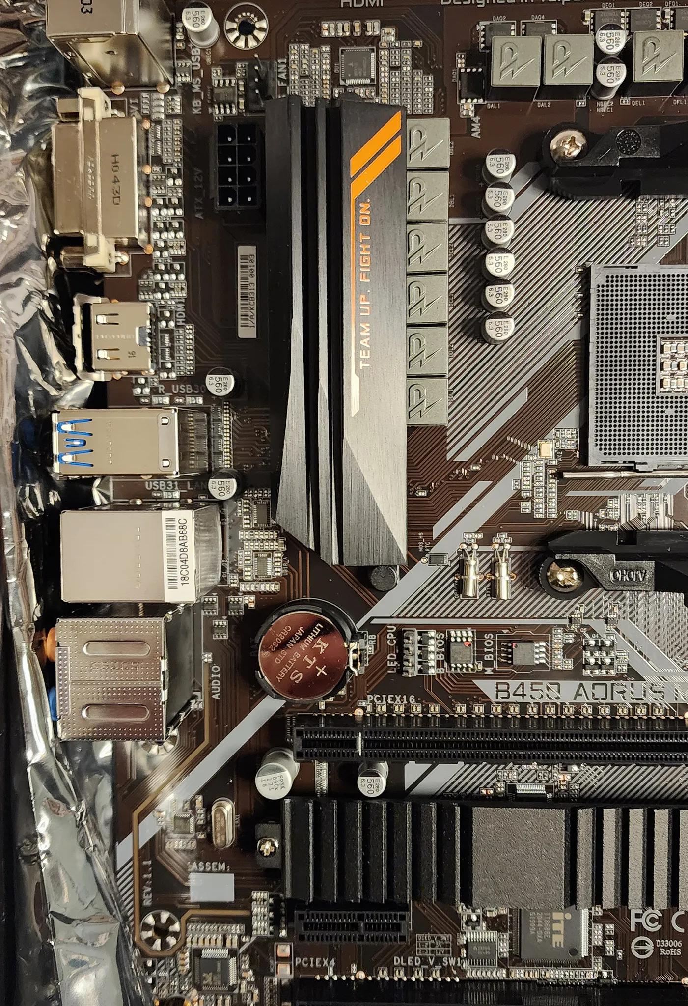 Aorus B450m Motherboard