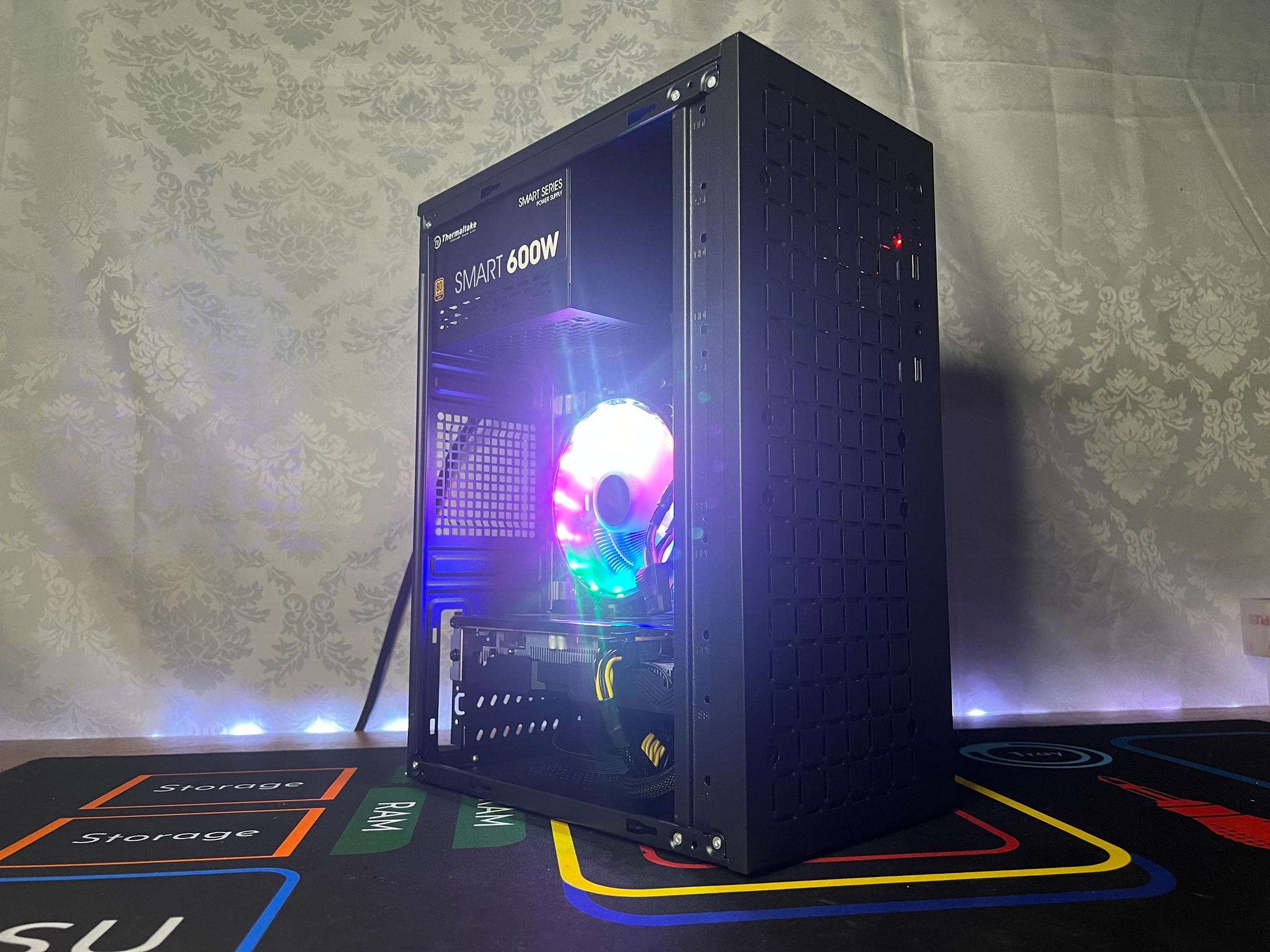JR+ (Black) -Entry-Level Gaming PC - 10 Core Intel CPU & RX 6600