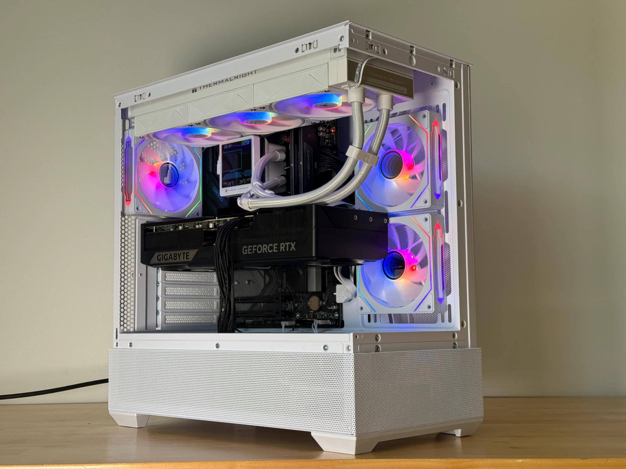 RTX 5090 Ryzen 7 9800x3d Gaming PC 4TB SSD 96GB DDR4