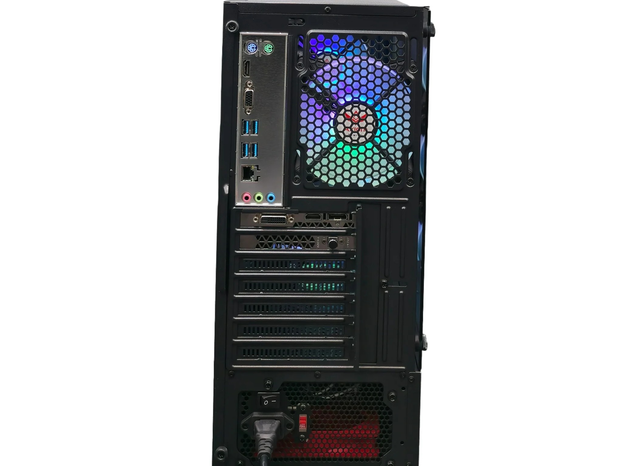 Axiom Gaming Black PC –  Specter | Ryzen 5 2400G | GTX 1050 Ti | 16GB RAM | 512GB SSD | Win 11