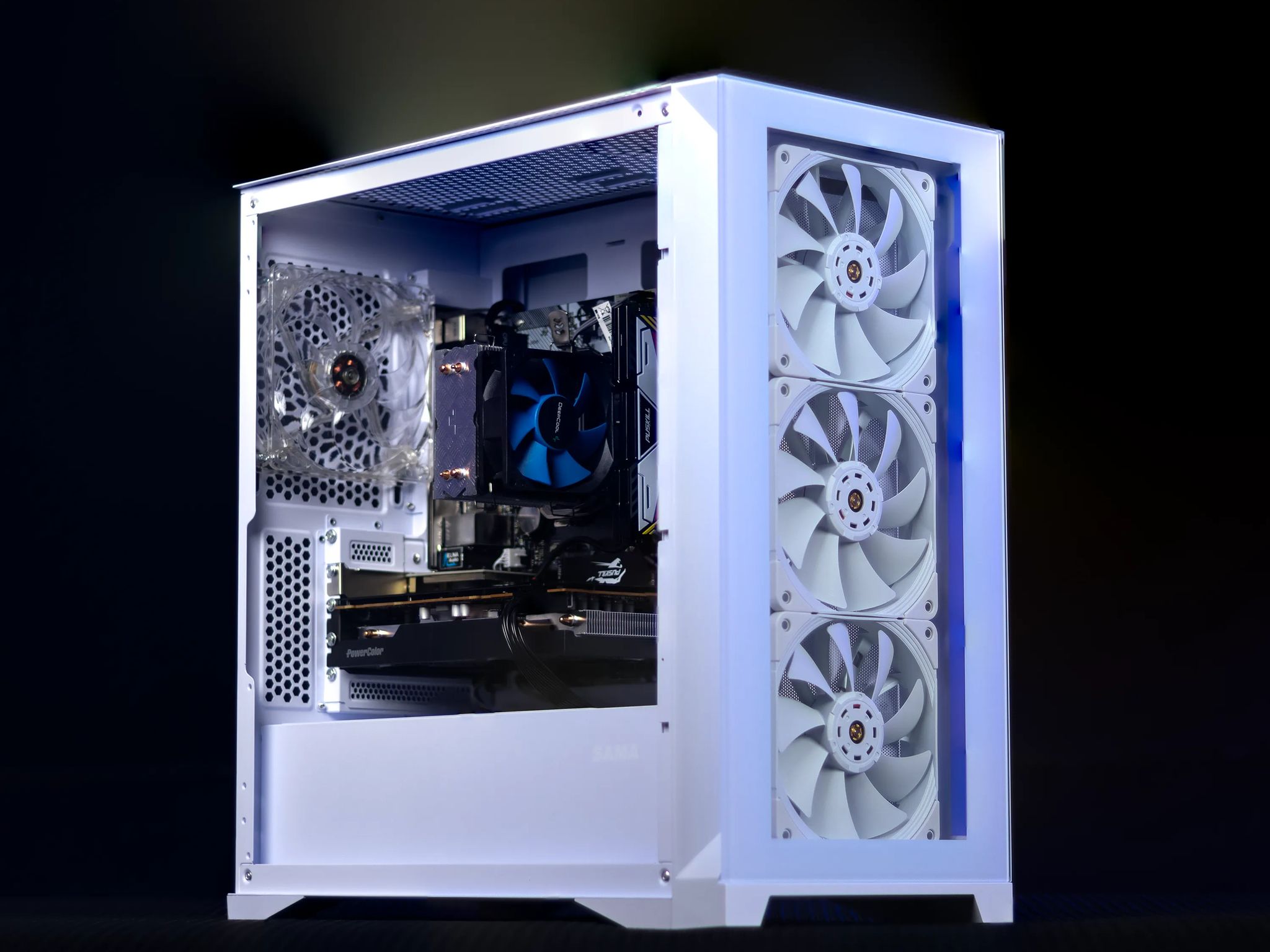 “PH76” RX 7600 Ryzen 7 5800X 16GB Windows 11 1TB Workstation Gaming PC PowerHouse