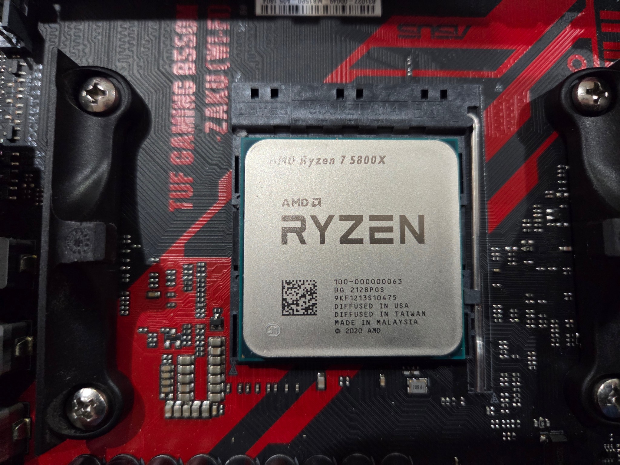 AMD 5800X CPU, Asus B550M Zaku II Motherboard, 32GB (2x16GB) of 3200MHz Ram Bundle