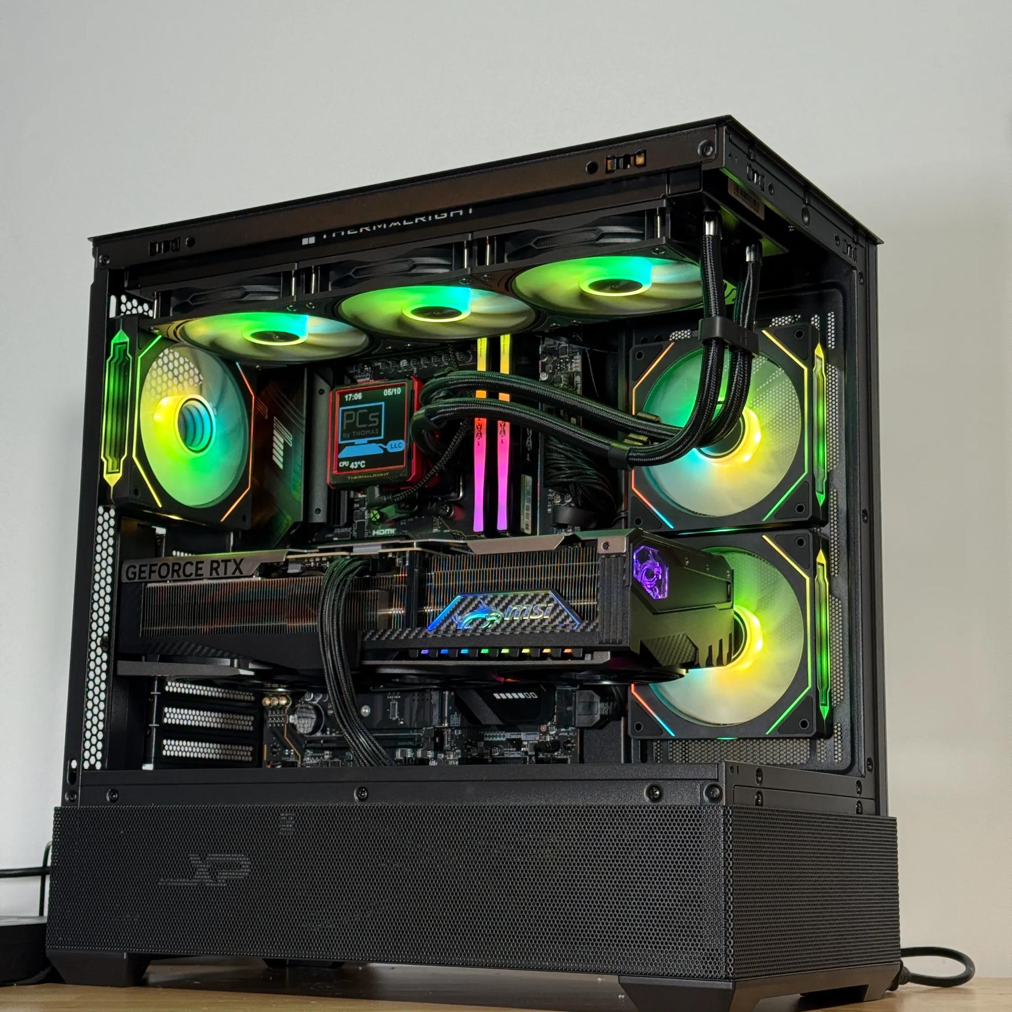 RTX 5090 Flagship Gaming PC Ryzen 9800x3d 64GB DDR5 4TB NVME