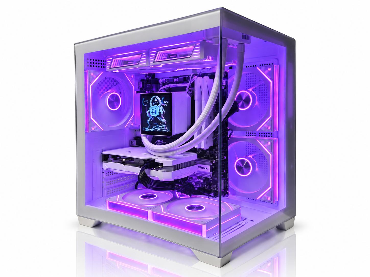 CUBEX RTX 4060 Gaming PC | Ryzen 5 5600X | 16GB RAM | 1TB NVMe |4" LCD AIO