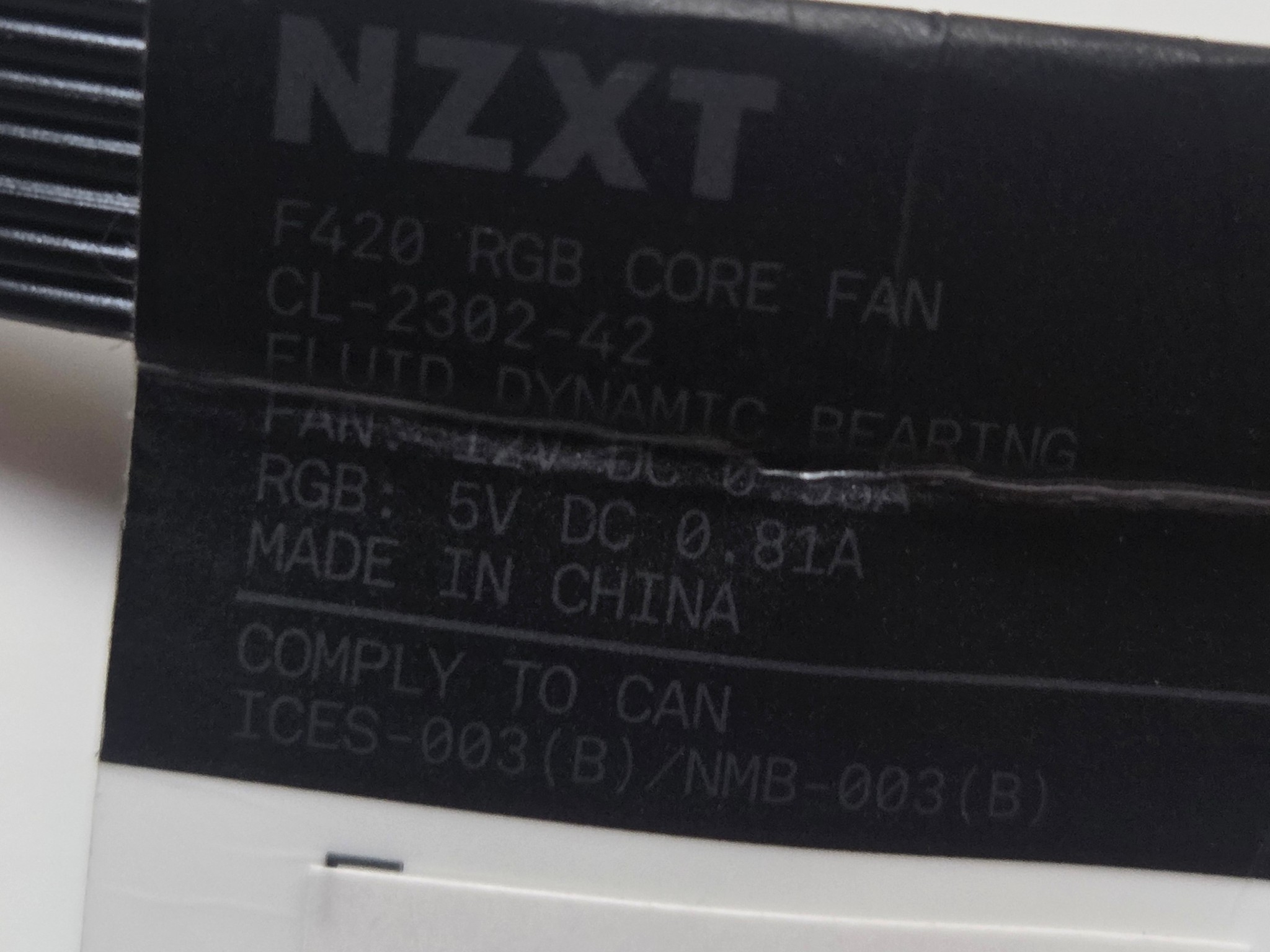NZXT Core F420 RGB Core "Black"