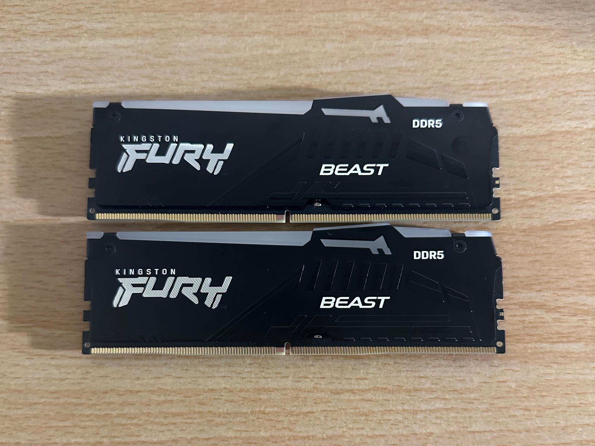 Kingston Fury RGB DDR5 2x8 16GB Kit 5600Mhz CL 36