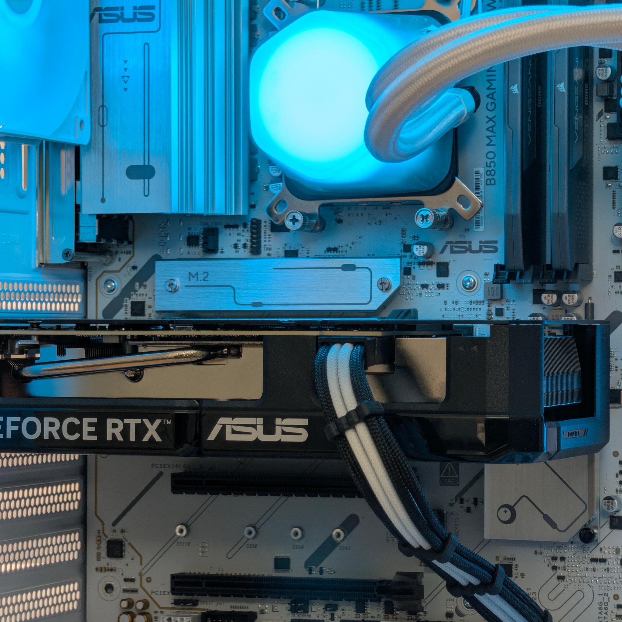 🩵🤍Ryzen 5 9600x | RTX 5060 TI | 32GB DDR5 | Gaming PC🤍🩵