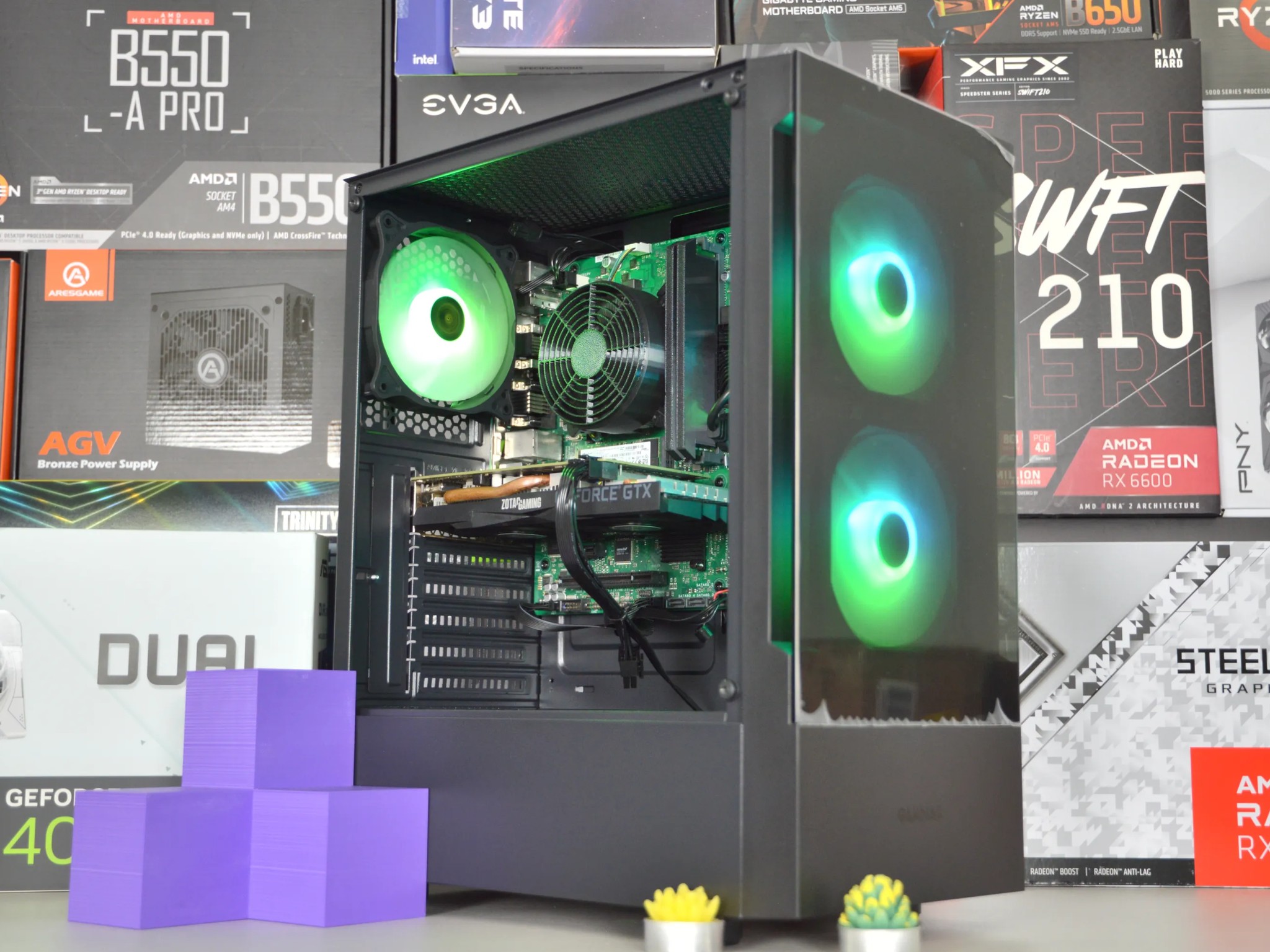 🟩⬛| GTX 1660 6GB | INTEL i5-8400 | 16GB DDR4 RAM | 512 GB NVME SSD | Emerald of Darkness |