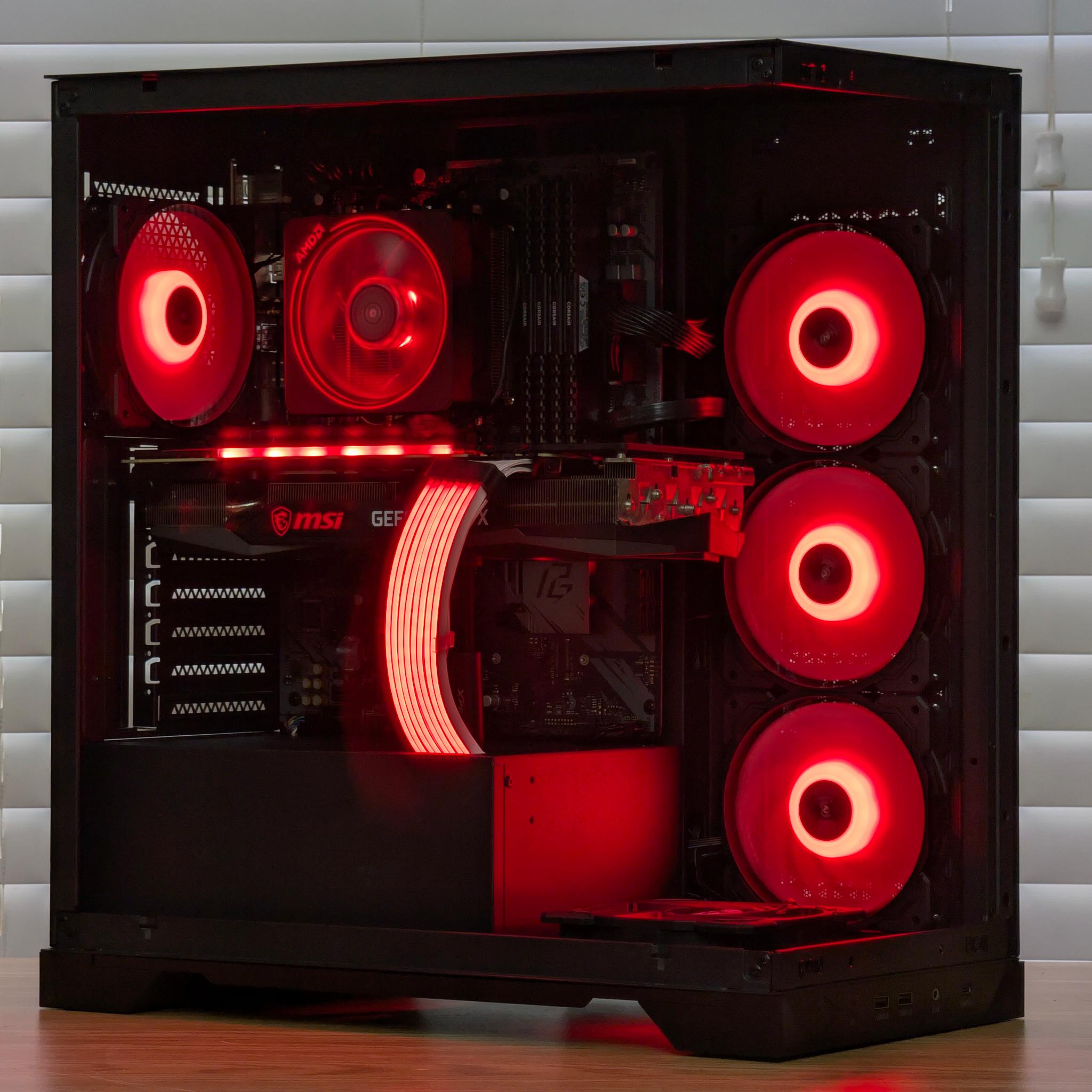 ❤️🖤Ryzen 7 3700x | RTX 3070 | 32GB DDR4 | 1TB SSD | Gaming PC🖤❤️