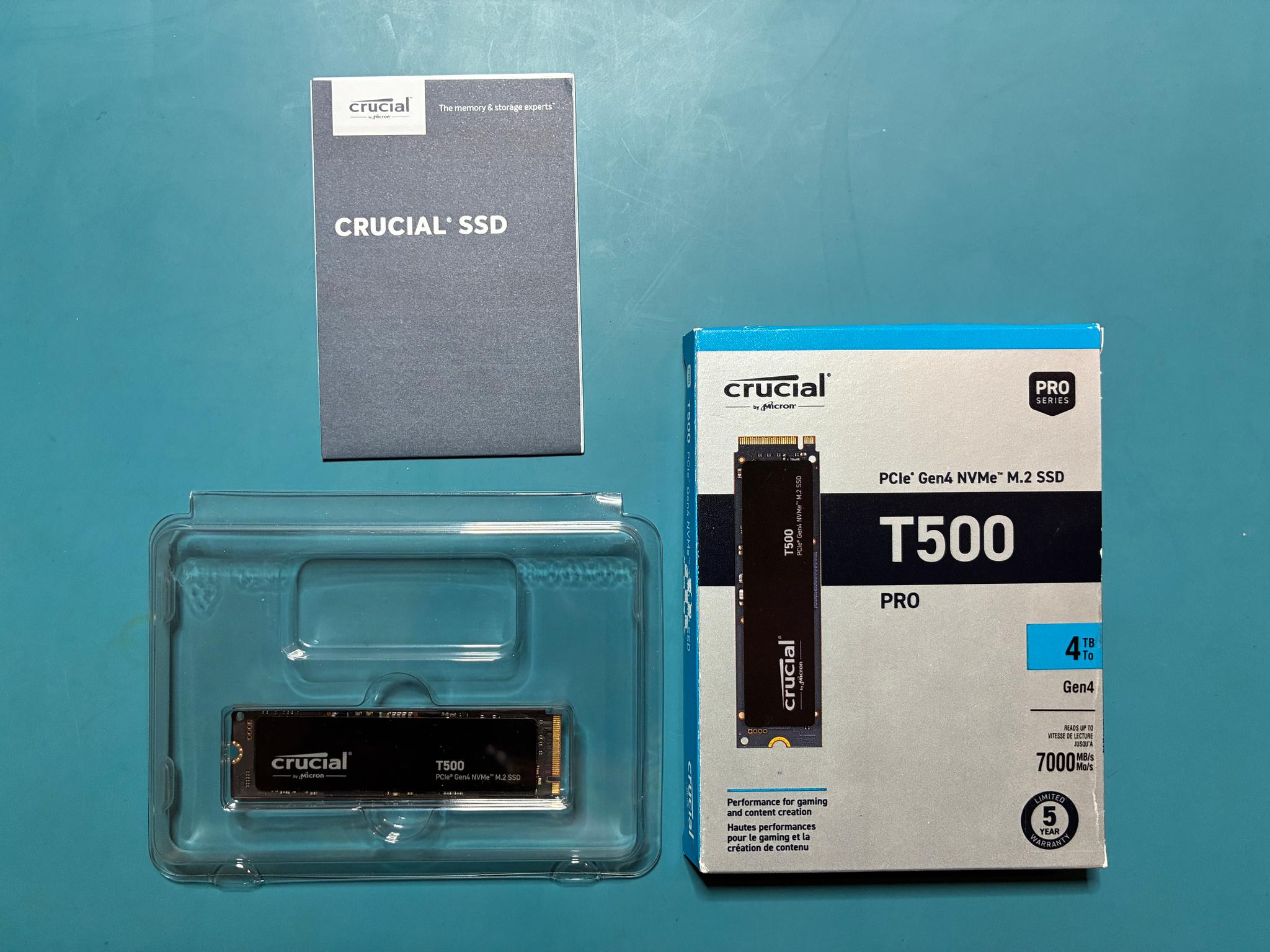 Crucial T500 M.2 2280 4TB (SSD)