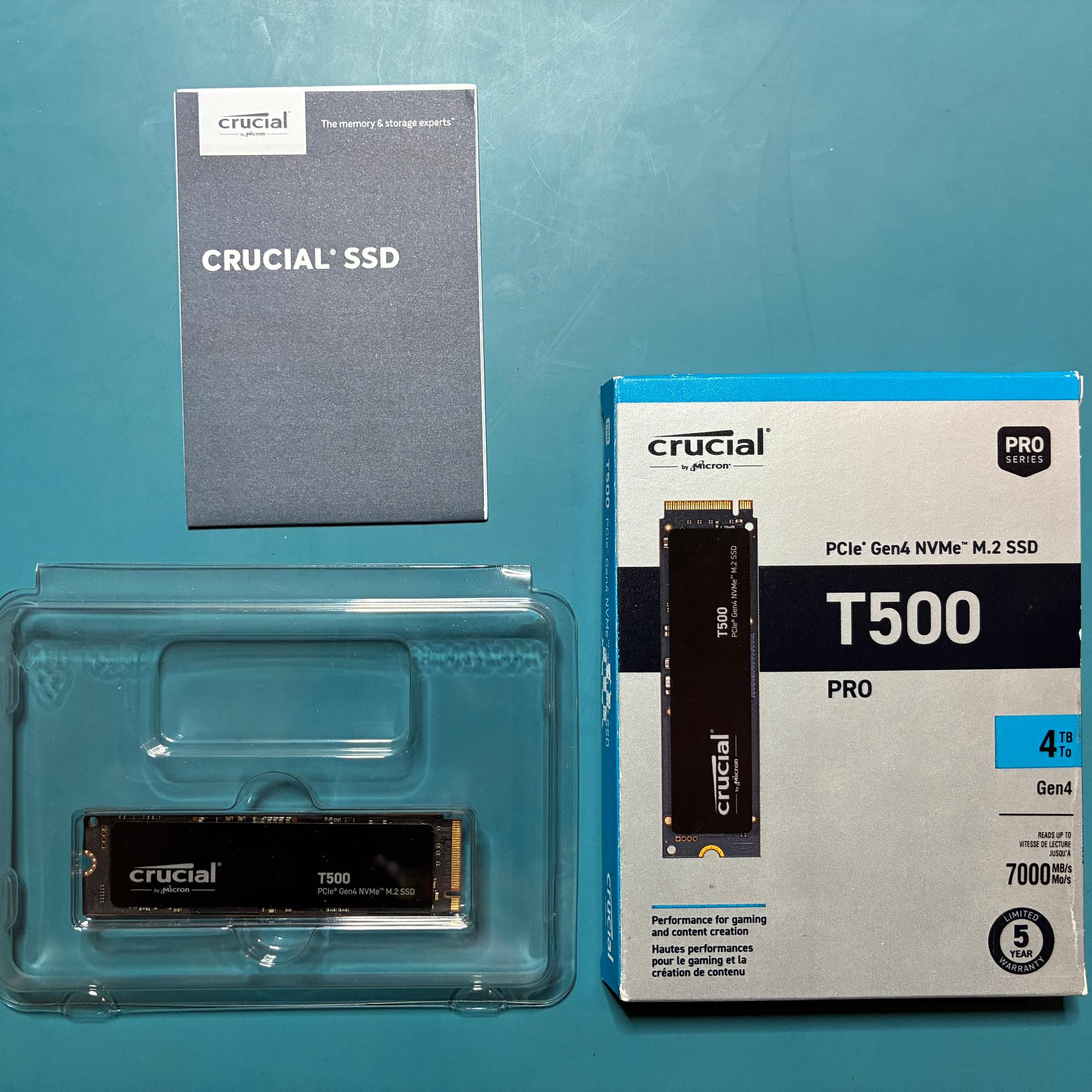 Crucial T500 M.2 2280 4TB (SSD)