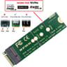 NFHK WiFi Riser Card NGFF Key-E Wireless Networking Card to M.2 NGFF NVME SSD Adapter Key-M