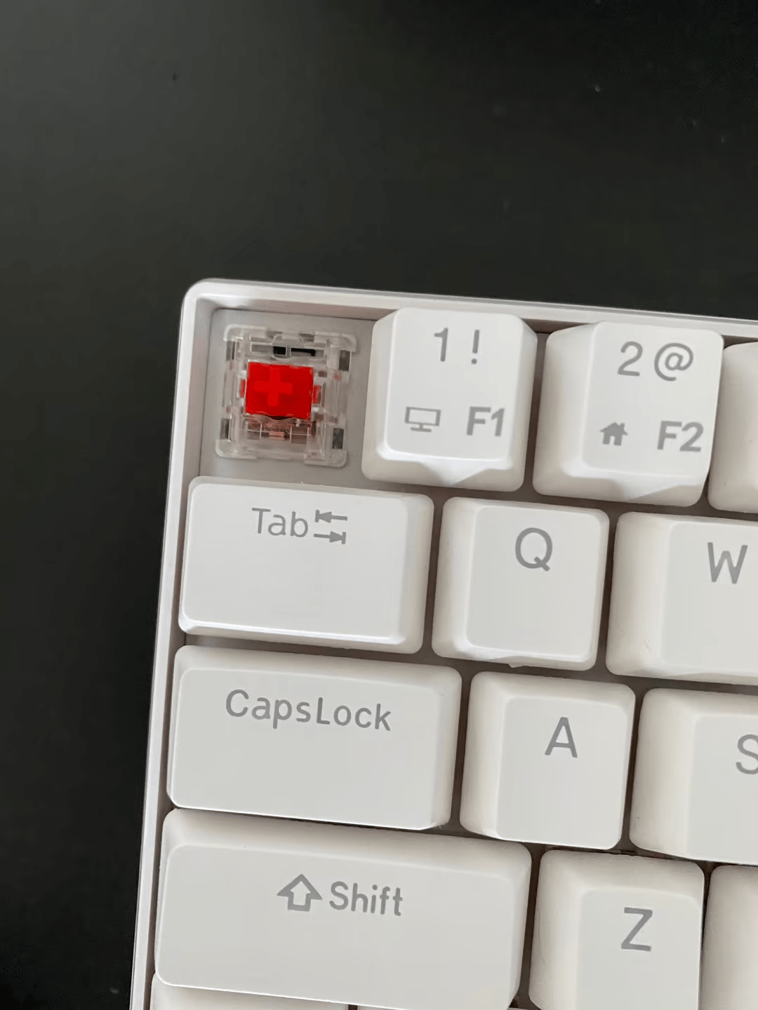 Royal Kludge RK61 Wired Mechanical Keyboard - Lubed Gateron Red Switches