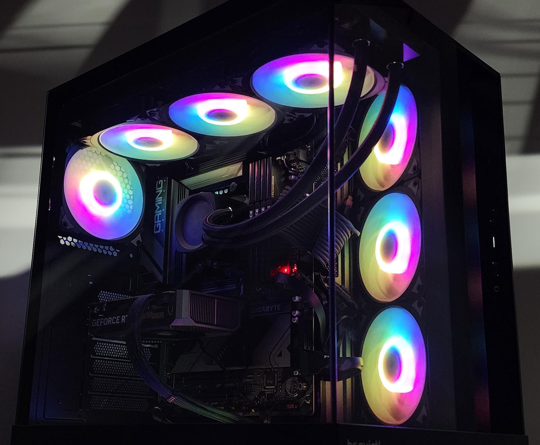 Gaming PC Ryzen 5 9600X 32GB RAM 1TB SSD RTX 5060  8GB Windows 11 Computer