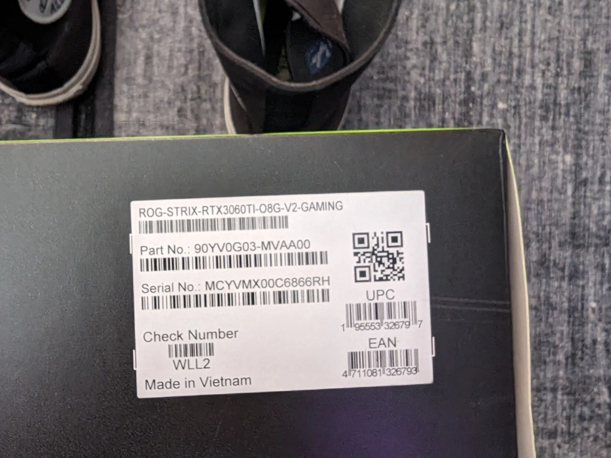 BNIB ASUS ROG Strix GeForce RTX 3060 Ti V2 OC Edition 8GB (ROG-STRIX-RTX3060TI-O8G-V2-GAMING)