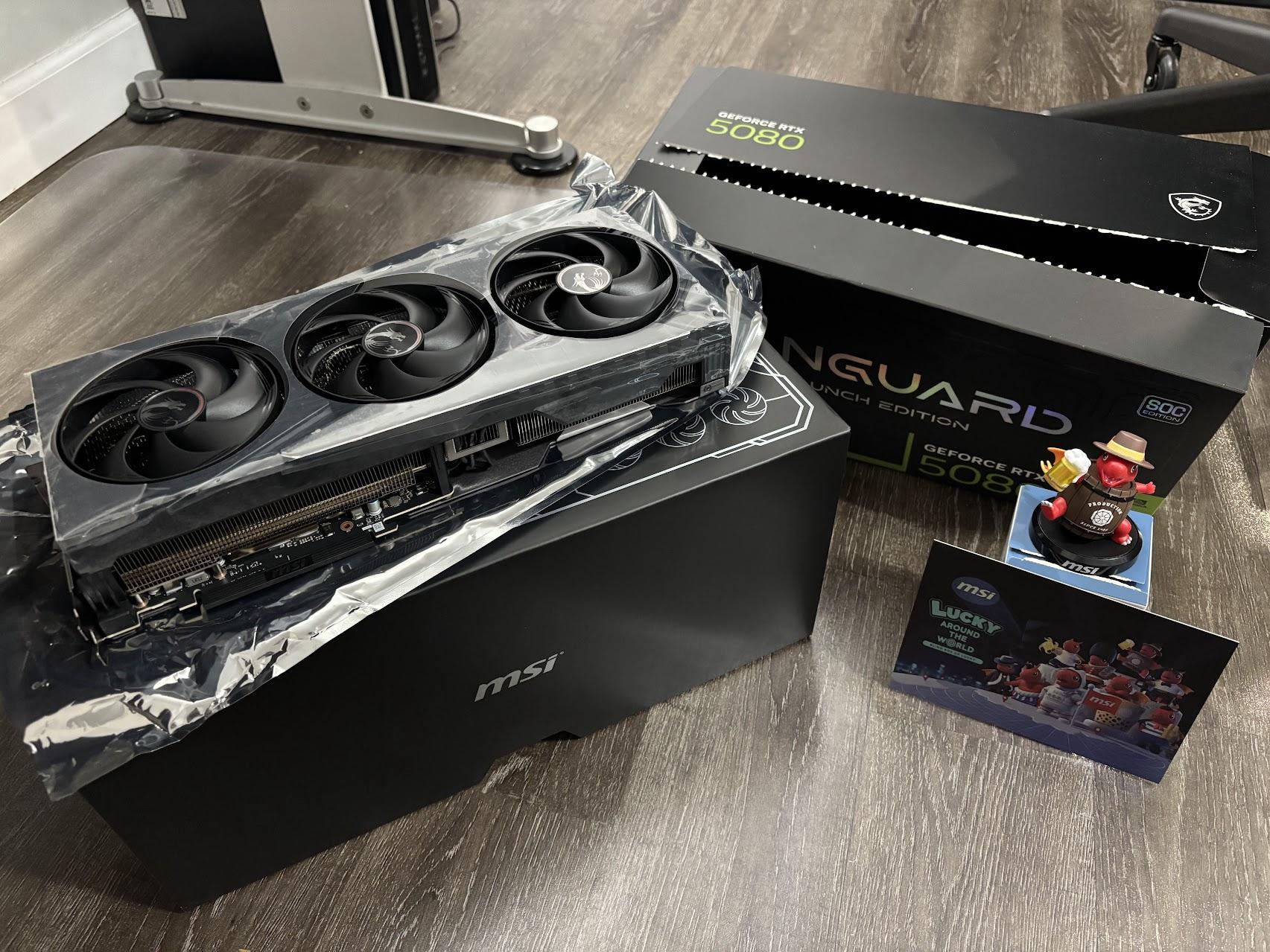 RTX 5080 MSI Vanguard SOC Launch Edition