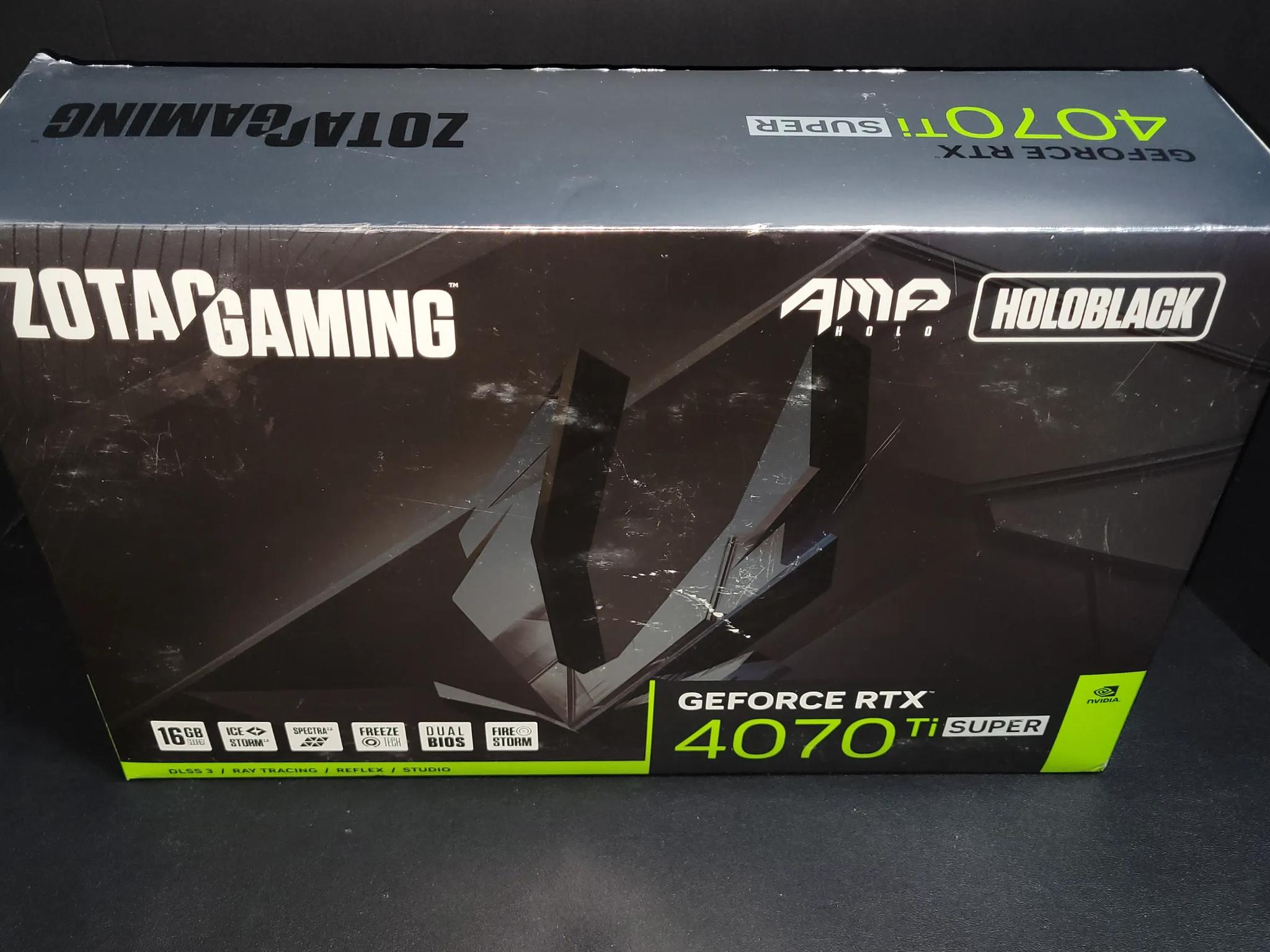 🔥 ZOTAC GAMING GeForce RTX 4070 Ti SUPER AMP HOLOBLACK 🔥 🚀