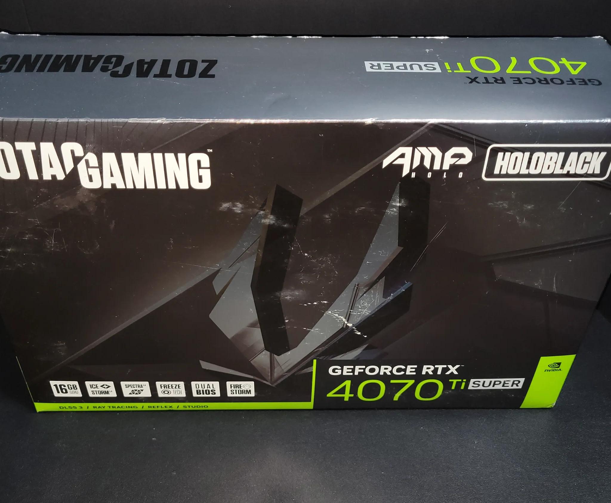 🔥 ZOTAC GAMING GeForce RTX 4070 Ti SUPER AMP HOLOBLACK 🔥 🚀