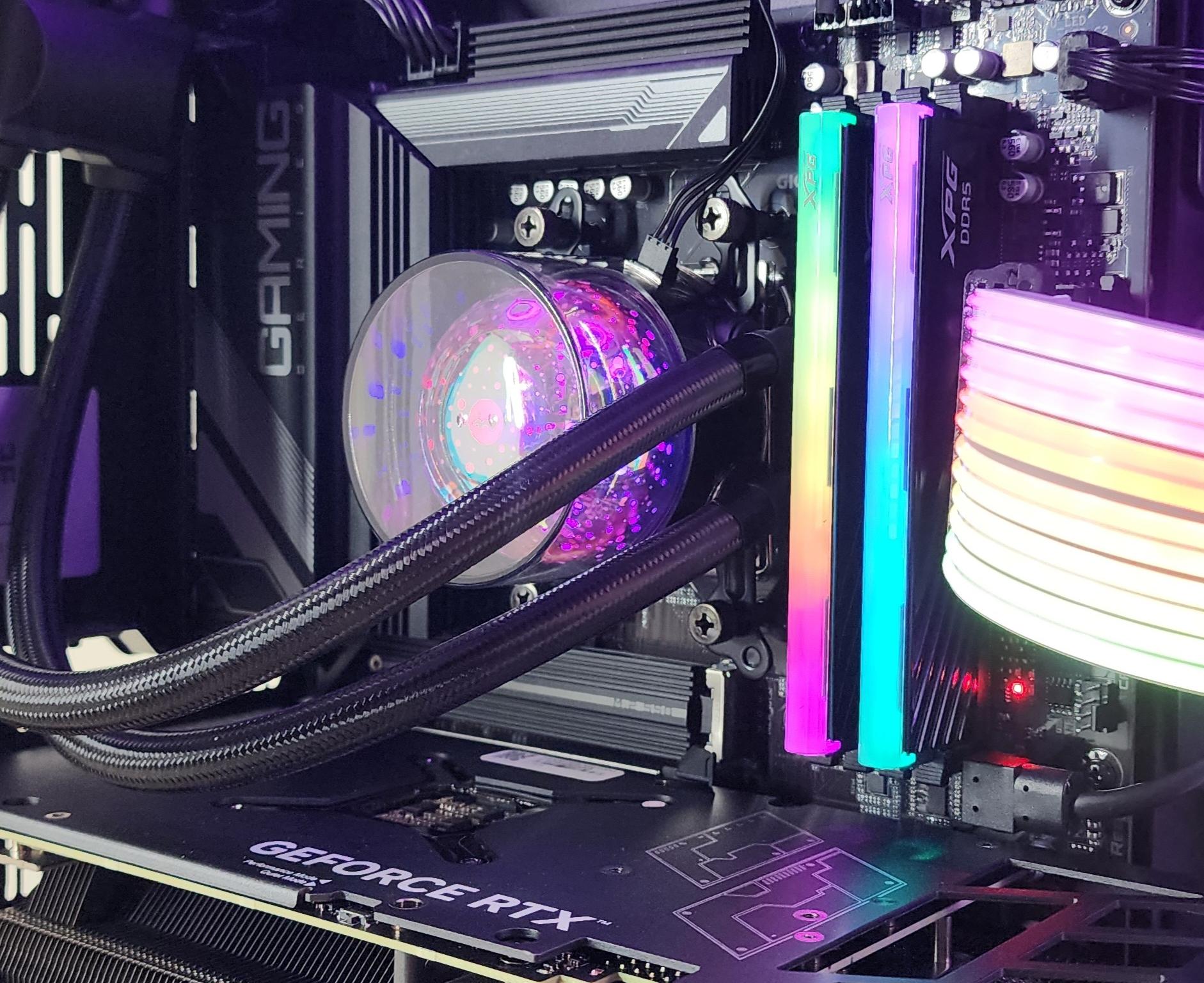 Gaming PC Ryzen 7 9700X 32GB RAM 1TB SSD RTX 4070 Ti SUPER 16GB Win11 Computer
