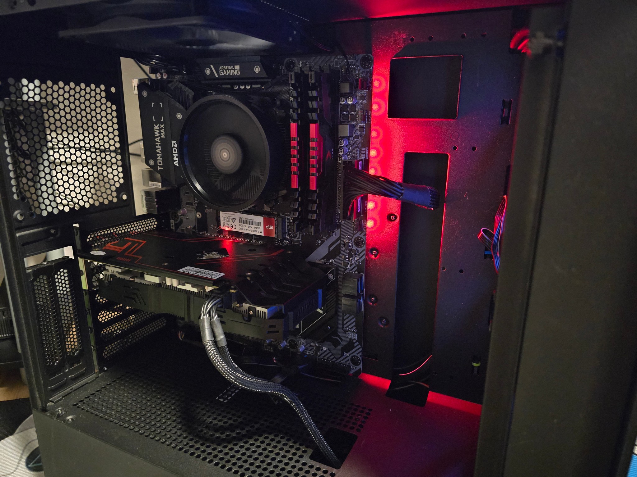 Custom Gaming PC Build AMD 3600, Rx 5500xt 8gb,  16gb DDR4 512GB SSD Win 11