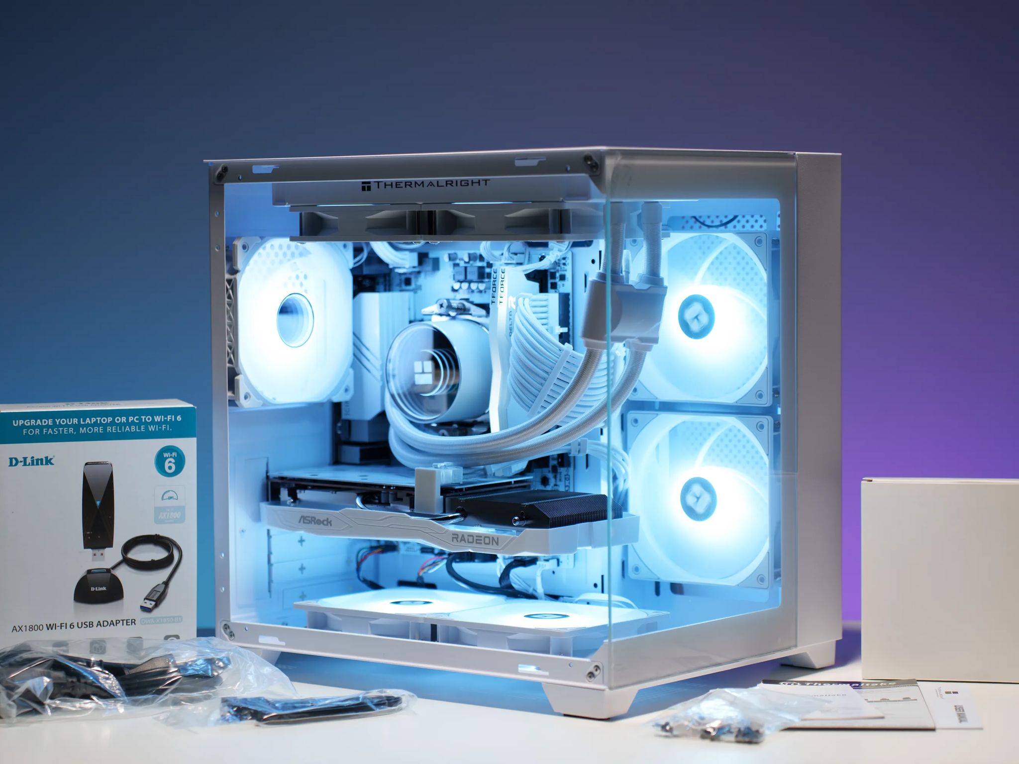 All White Gaming PC | Ryzen 5 5600x | RX 6600 | 16GB DDR4 3600MHz | 1TB m.2
