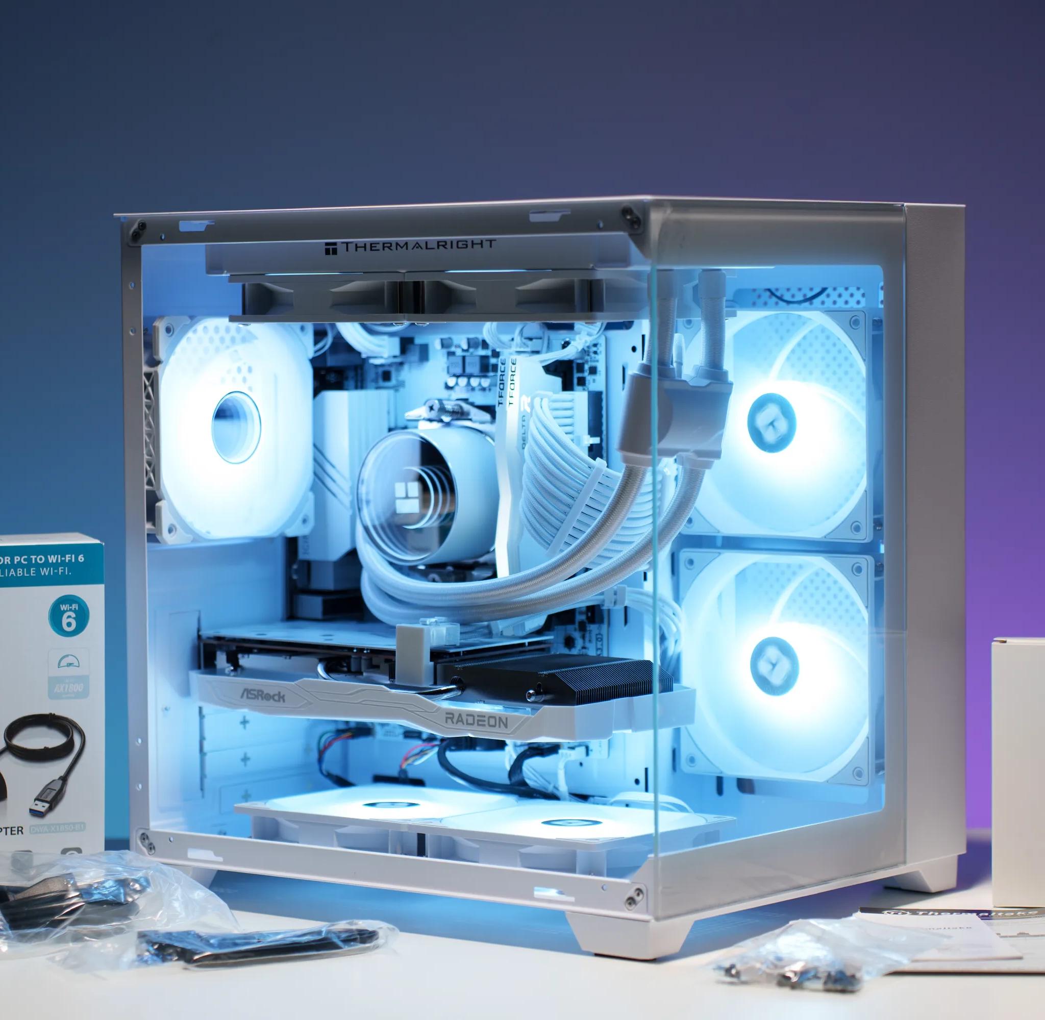 All White Gaming PC | Ryzen 5 5600x | RX 6600 | 16GB DDR4 3600MHz | 1TB m.2