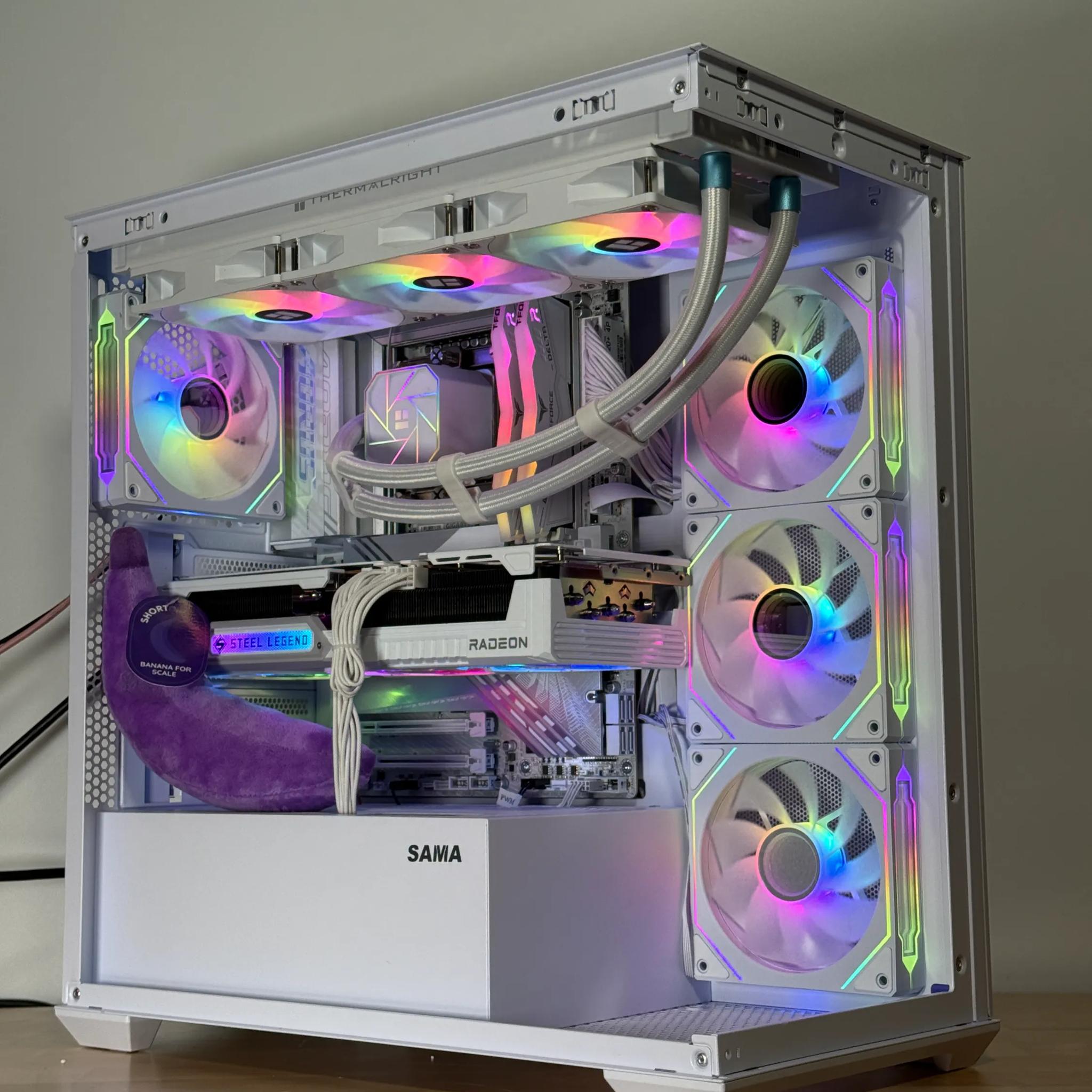 AMD RX 9070XT Intel Core Ultra 7 265k Gaming PC