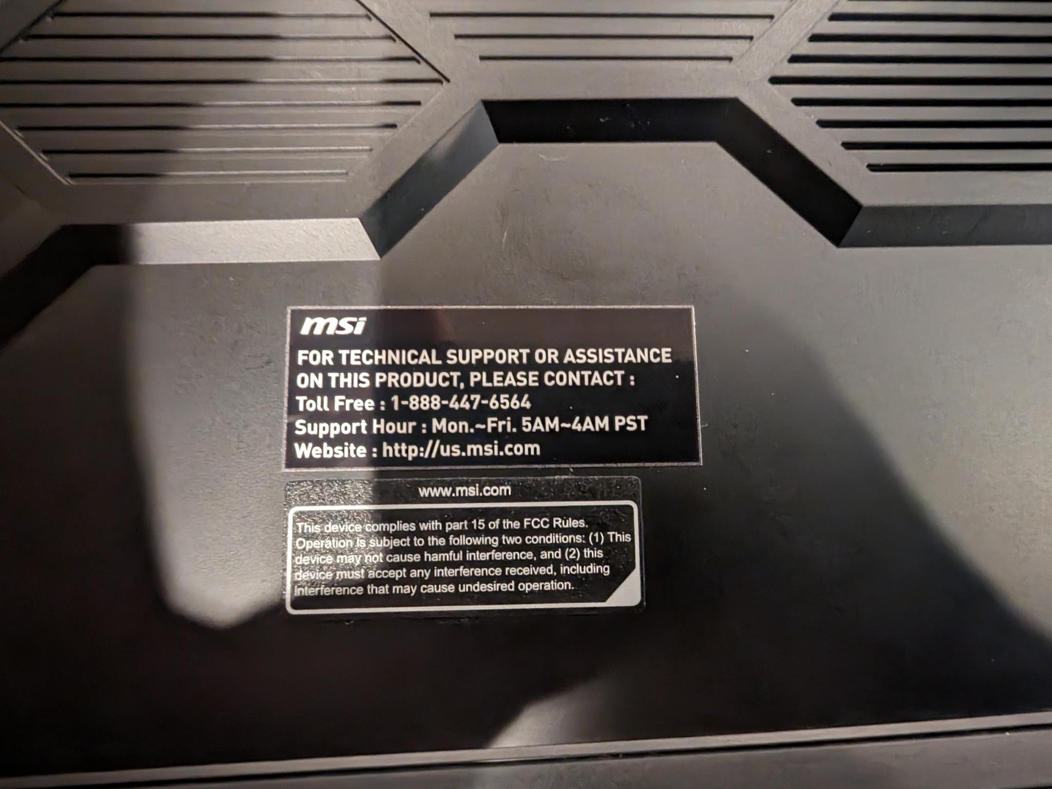 MSI Gaming Laptop GE76 Raider UH11-053 i9 11980HK Nvidia RTX 3080