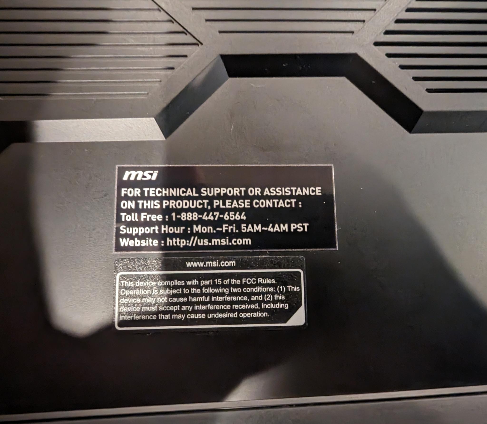 MSI Gaming Laptop GE76 Raider UH11-053 i9 11980HK Nvidia RTX 3080