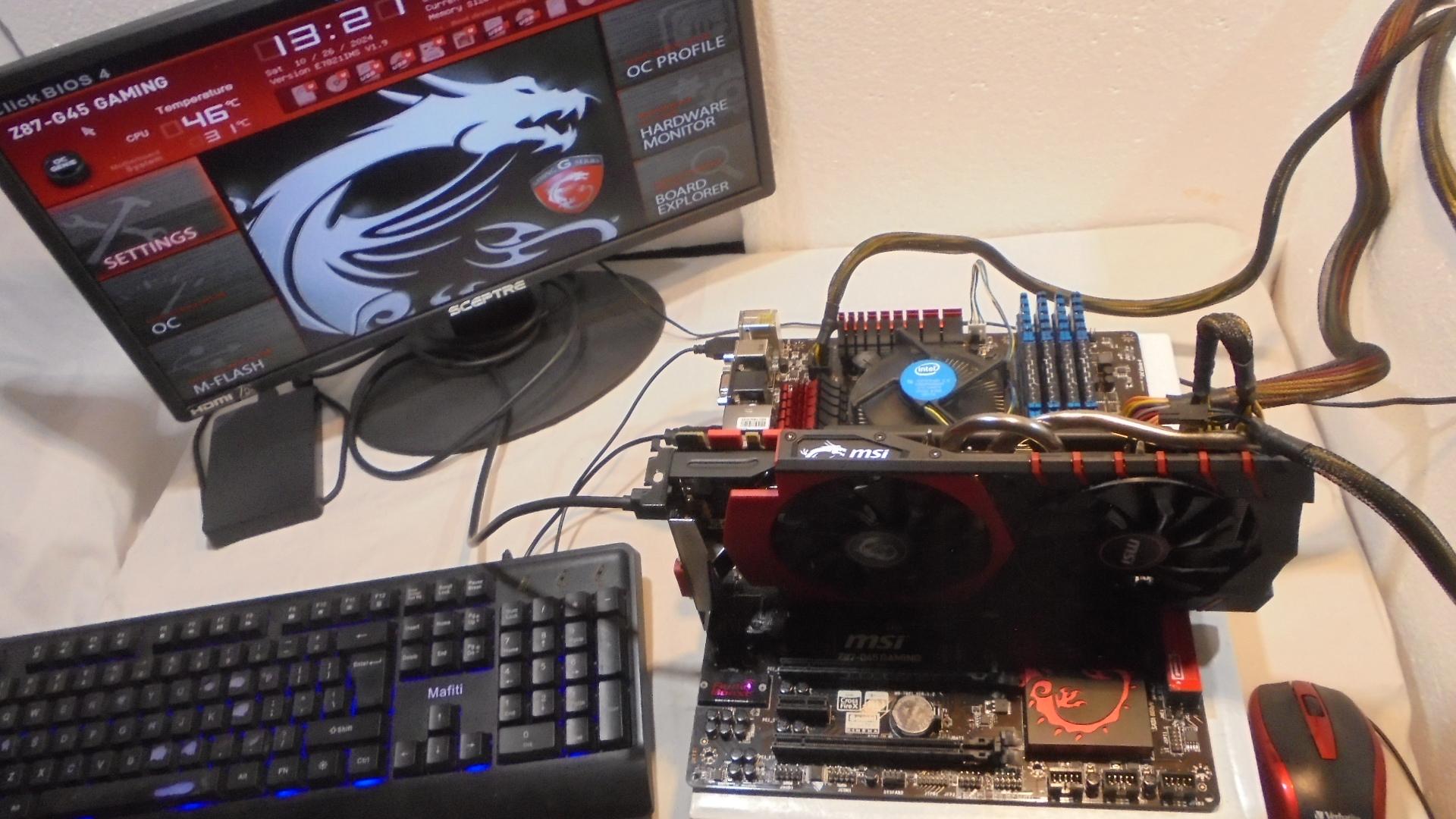 MSI-Z87 G45-Gaming/Intel I-7/16GB Gaming combo In Original Box