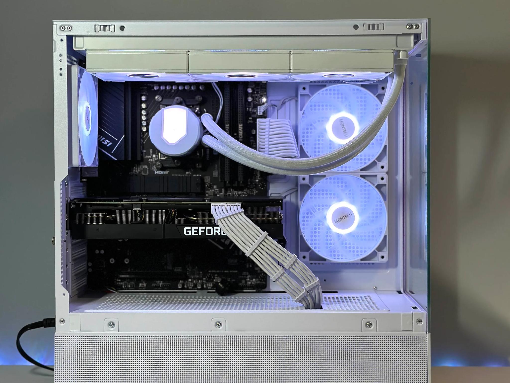 White Gaming PC | Ryzen 5 7600X | RTX 3080 10GB | 32GB RAM | 1TB SSD | WIFI |