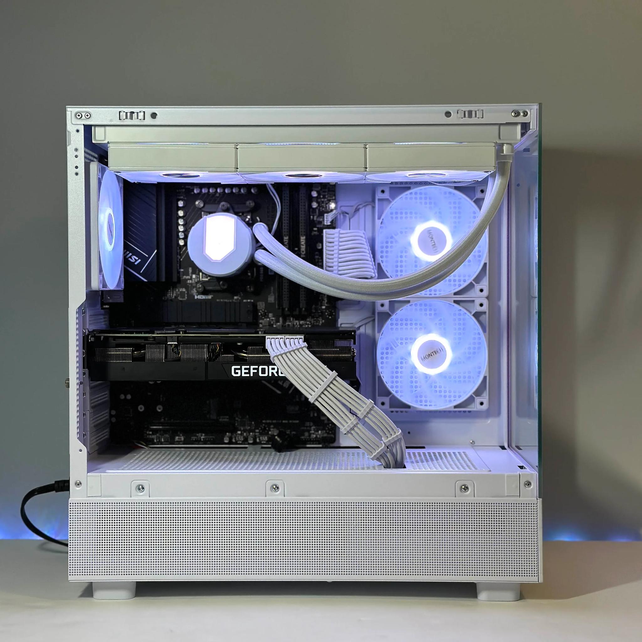 White Gaming PC | Ryzen 5 7600X | RTX 3080 10GB | 32GB RAM | 1TB SSD | WIFI |