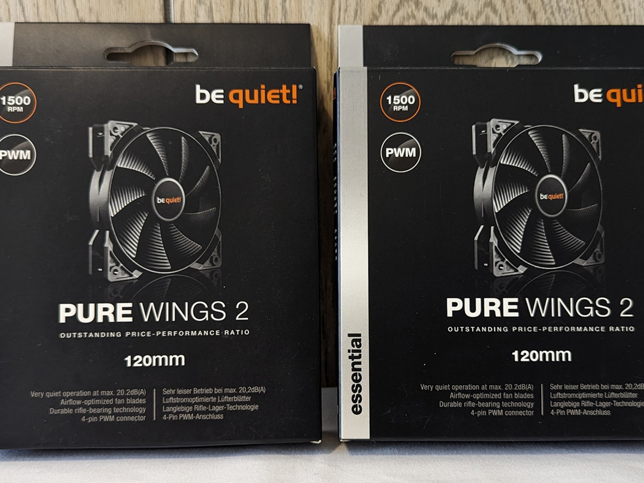 be quiet! Pure Wings 2 120mm PWM Case fans, Set of 2