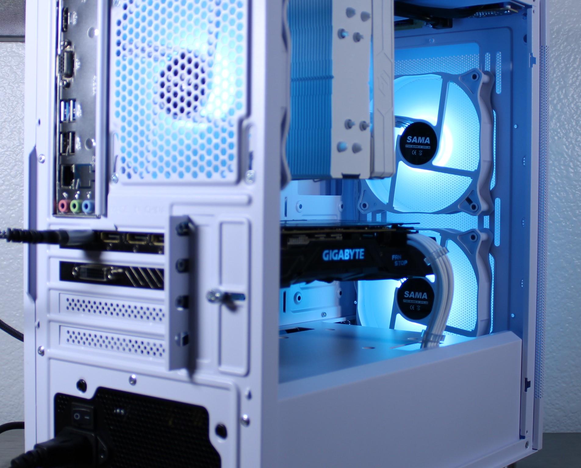 ⚪⚫⚪ Gaming PC! | GTX 1070 TI | Ryzen 5 2600 | 16GB DDR4 Ram | 1TB NVMe | Win 10 Activated | WiFi
