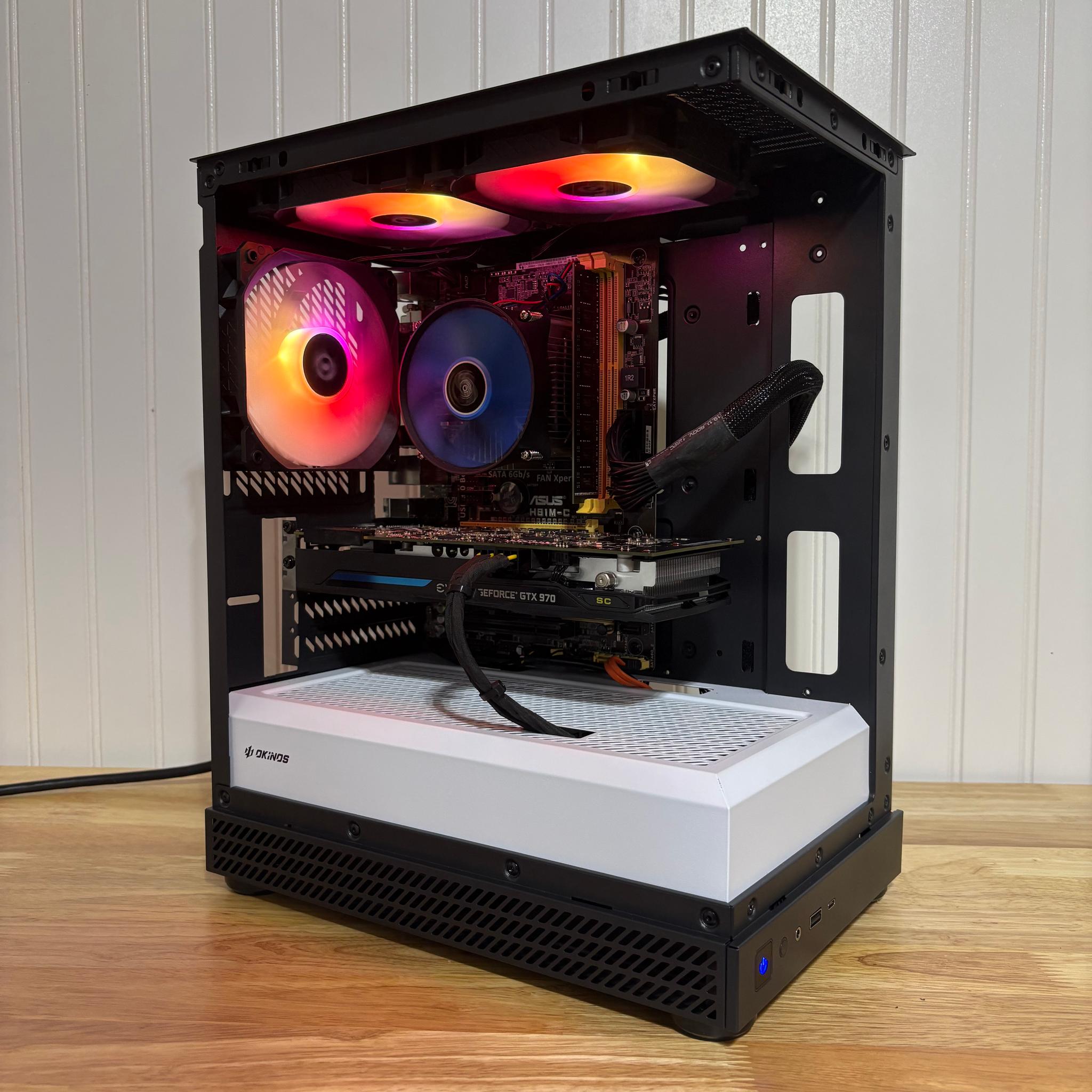 Entry Level Gaming PC - i3 + 8GB RAM + GTX 970 + 870GB Storage + WiFi BT Dongle