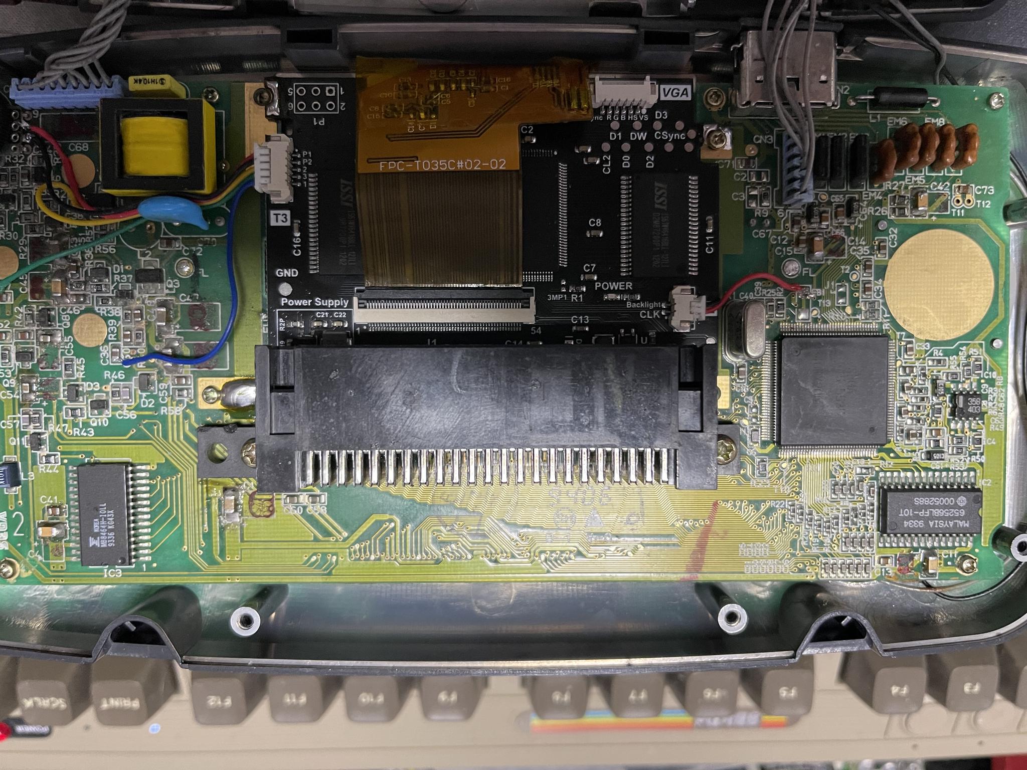 Refurbished and upgraded Game Gear!