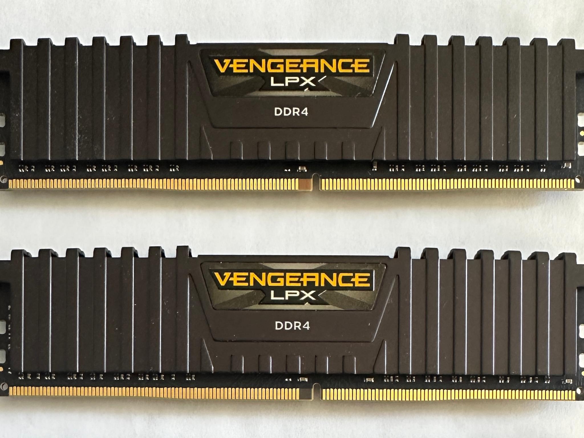 Corsair Vengeance 16 GB (2x 8 GB) LPX DDR4 Ram, 3200 MHz, 2 Sets In Stock
