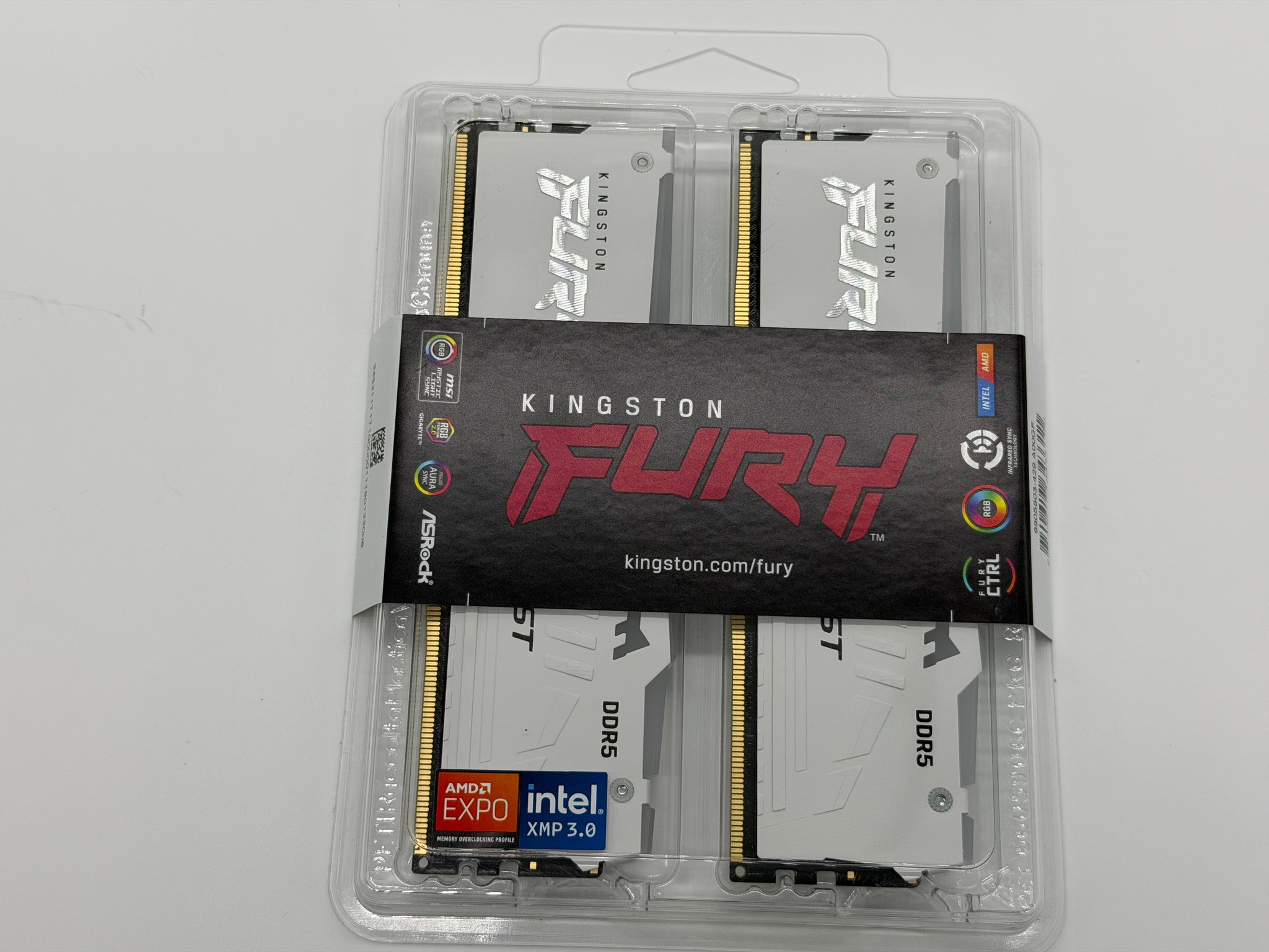 Kingston FURY Beast 32GB (2 x 16GB) 288-Pin PC RAM DDR5 6000 (PC5 48000) Memory