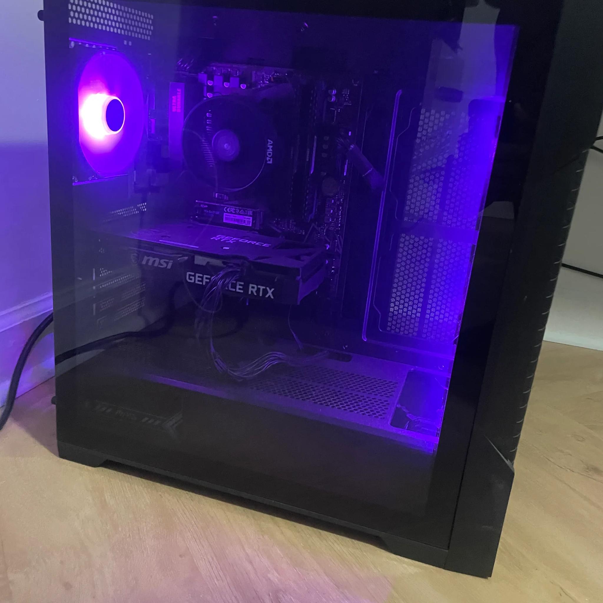 Ryzen 5600x, Nvidia 3060 Ti, 32 gb ram . Gaming beast PC (multiple RGB colors)