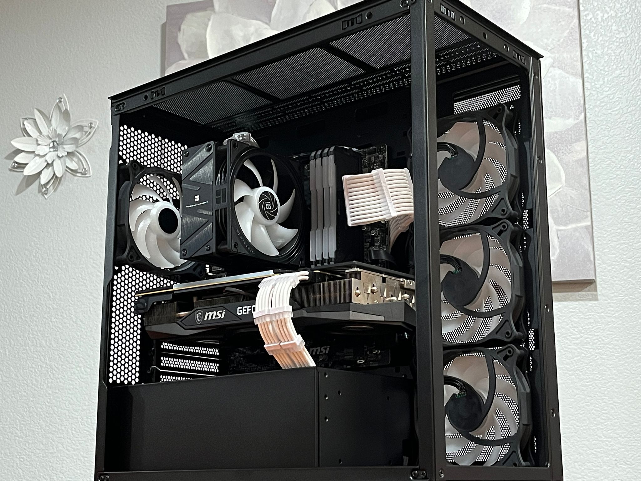 RTX 3070 TRIO 8GB, Ryzen 7 5700G, 32GB 3600MHz | Black RGB Gaming Computer/PC