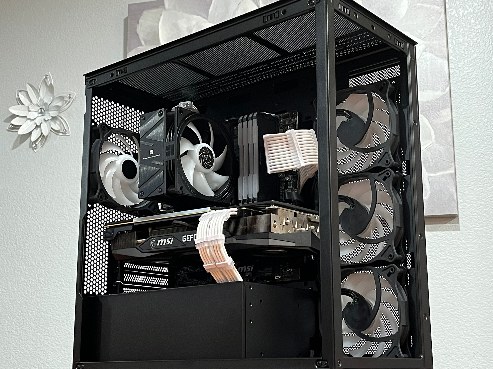 RTX 3070 TRIO 8GB, Ryzen 7 5700G, 32GB 3600MHz | Black RGB Gaming Computer/PC