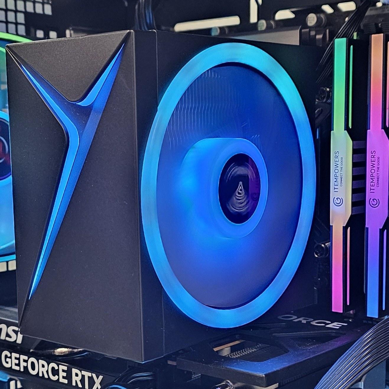 GAMDIAS RGB CPU Air Cooler for Intel LGA1700