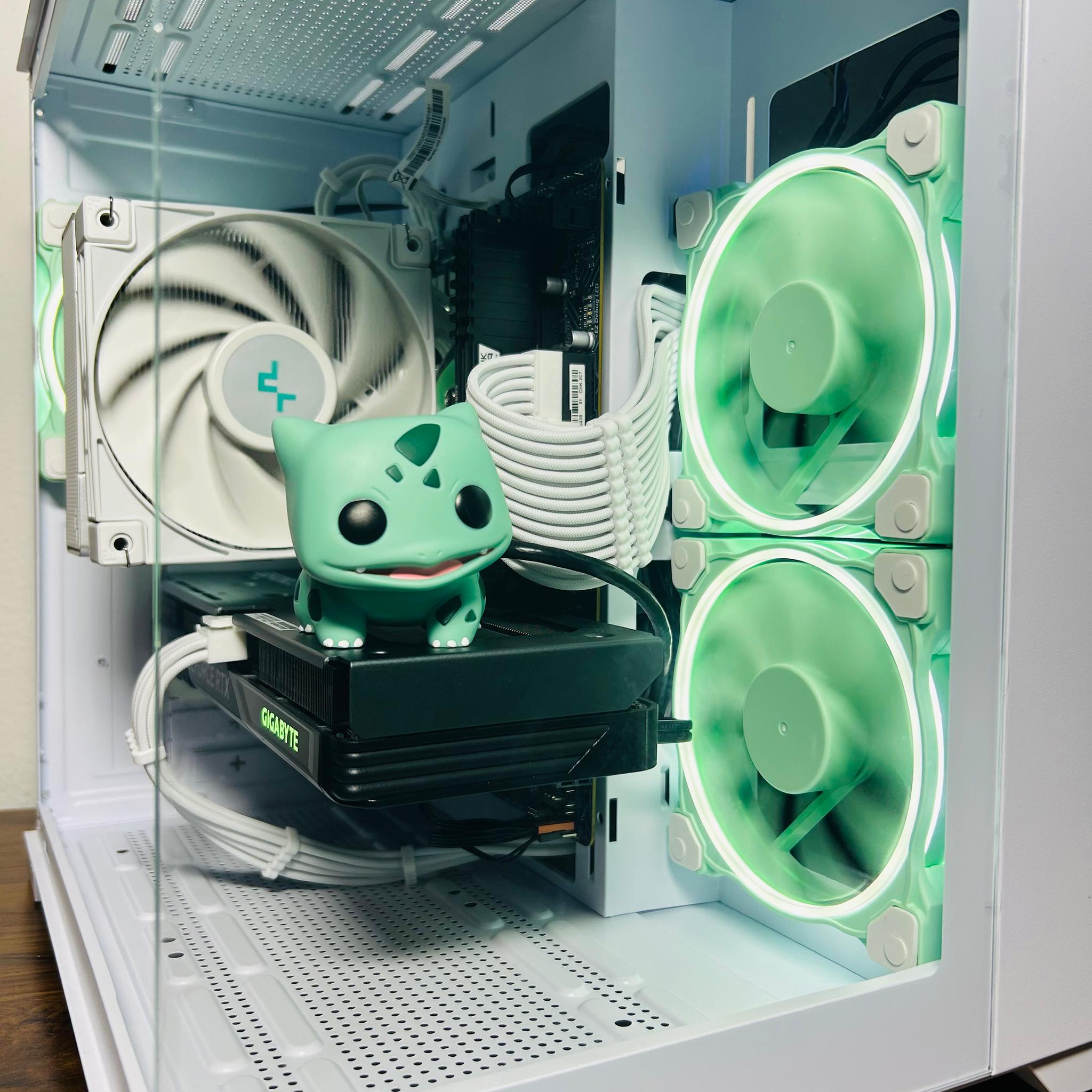 🐢🦖🌿Bulbasaur🌿🐢🦖 White Gaming PC (RTX 4060)
