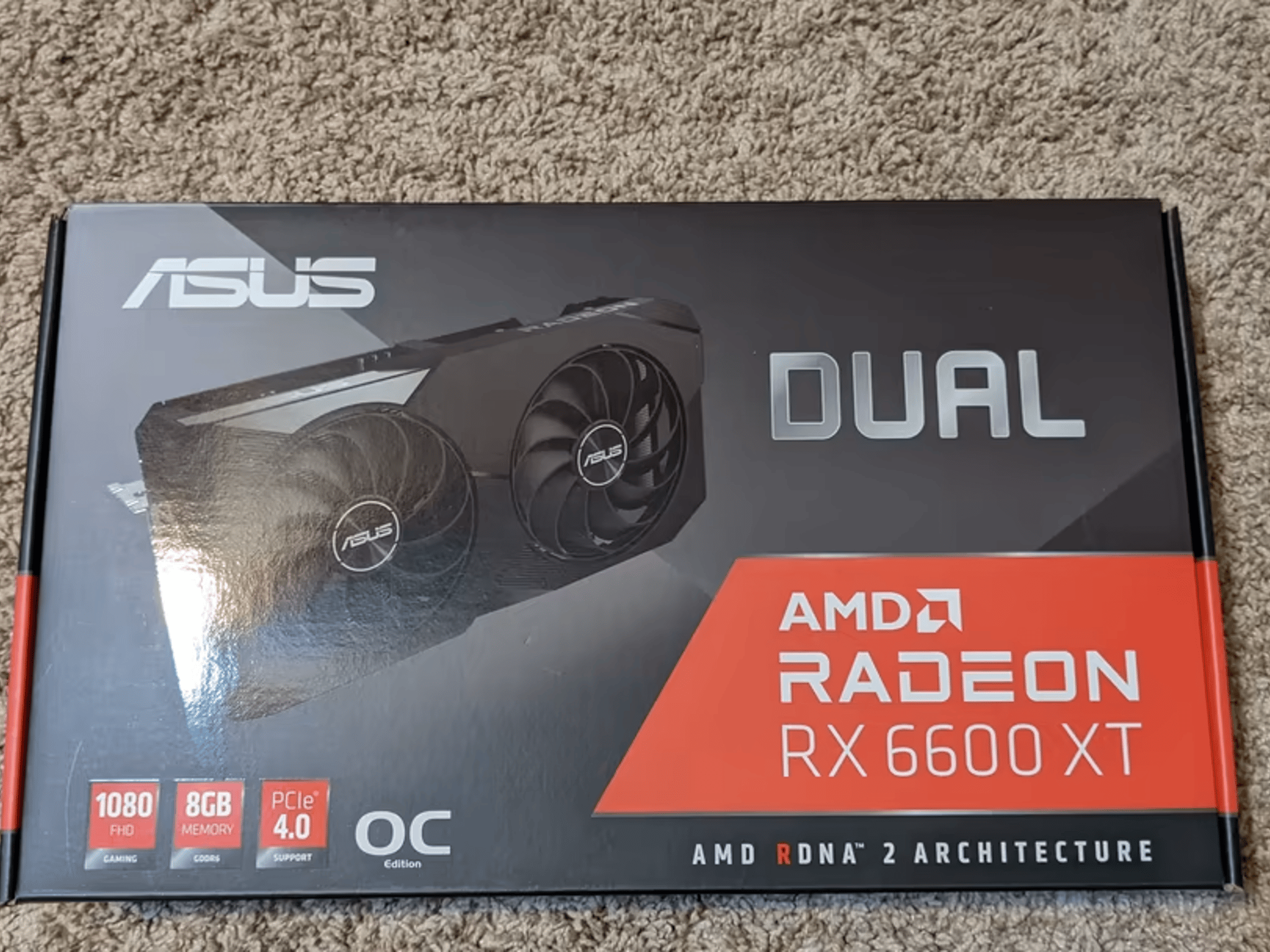 ASUS Dual Radeon RX 6600 XT 8GB