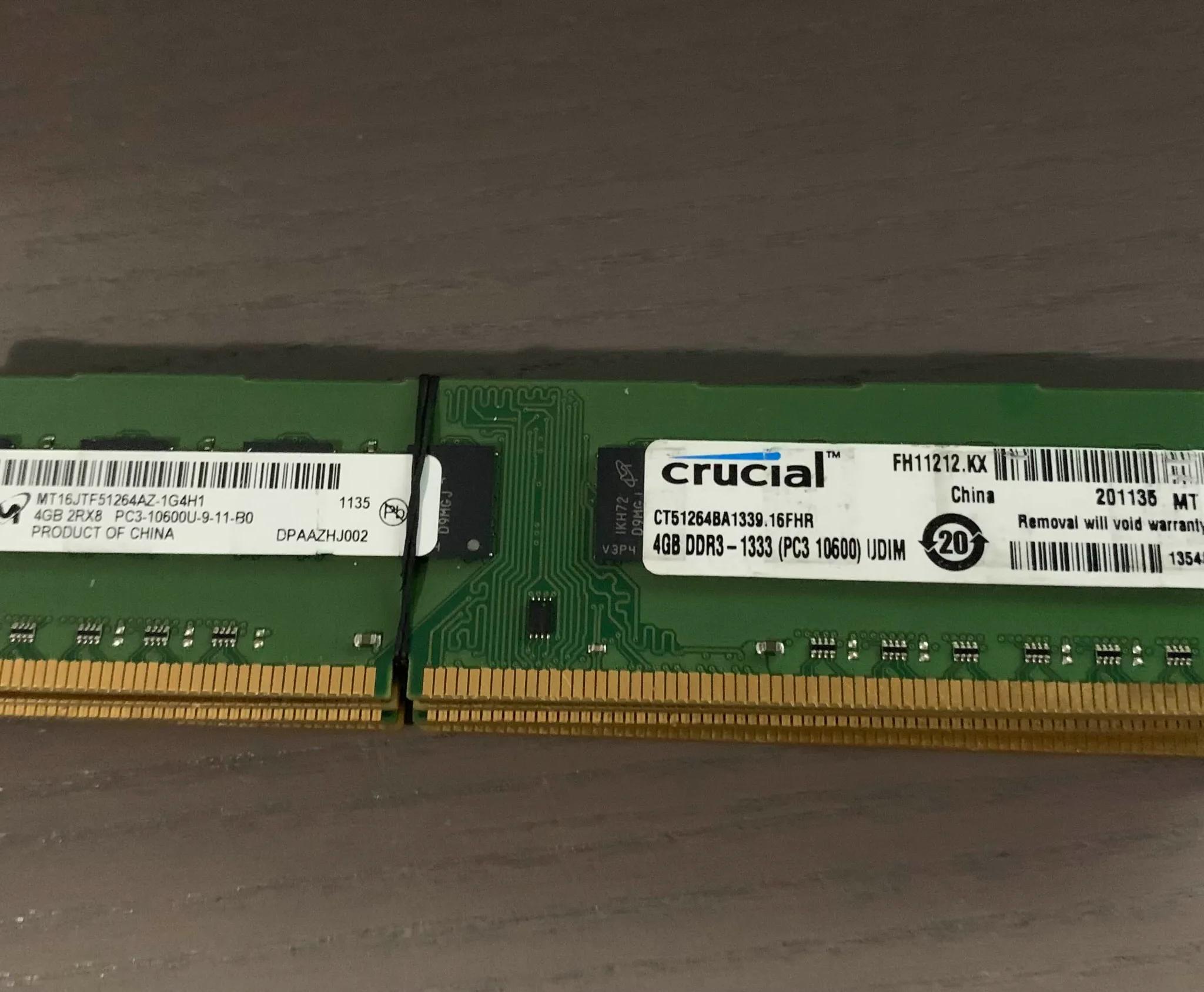 16GB Misc. DDR3 RAM