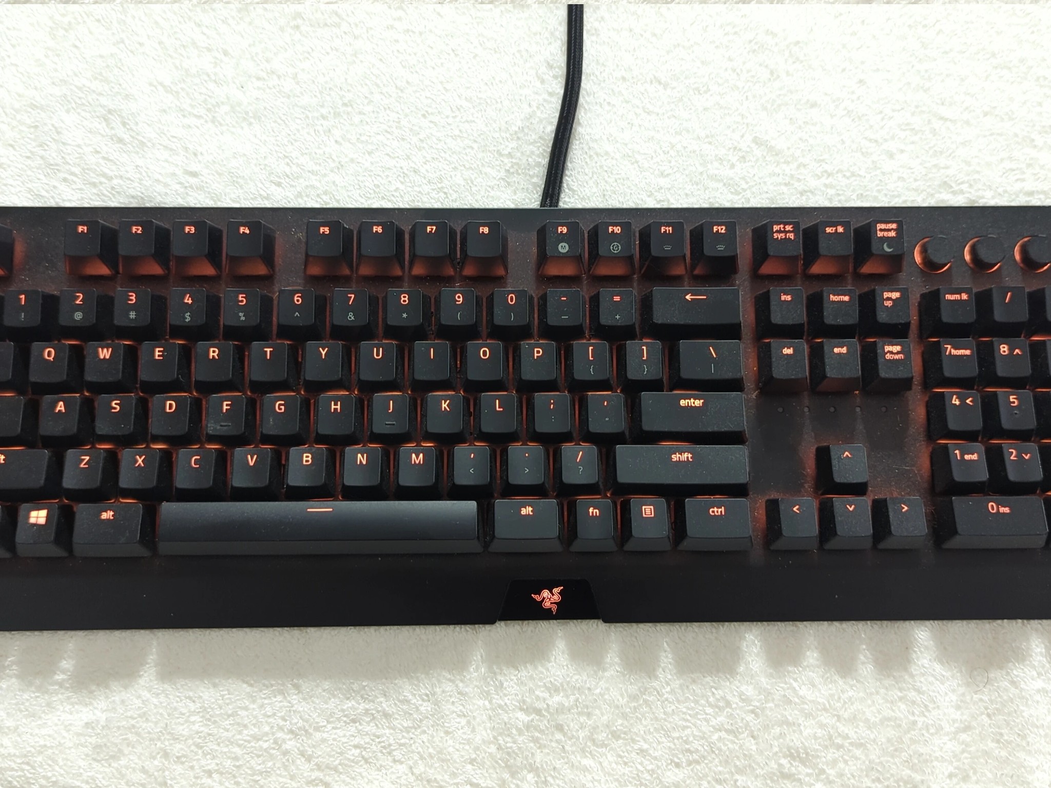 Razer Blackwidow Elite mechanical RGB keyboard barely used and in good condition!